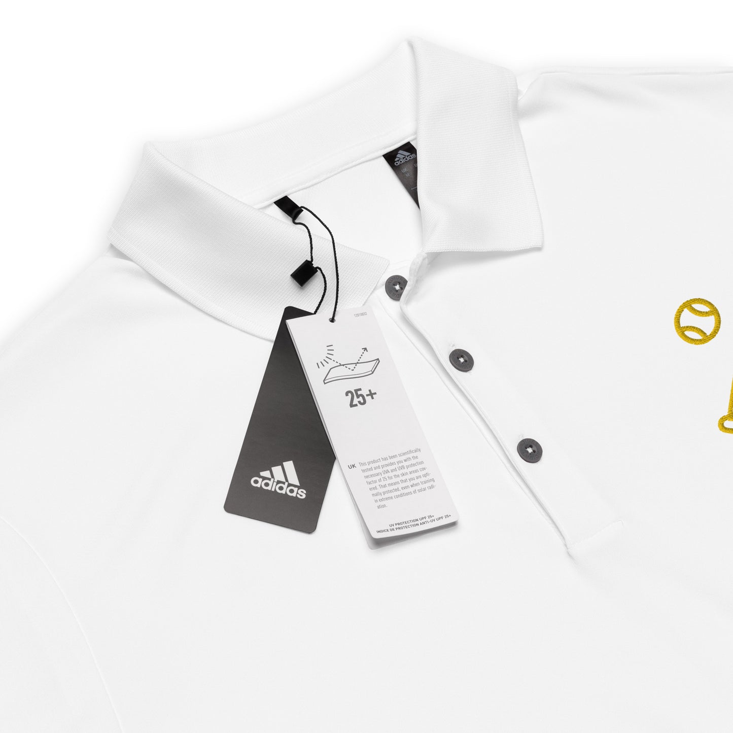 Polo Adidas bordado Performance hombre 4XL