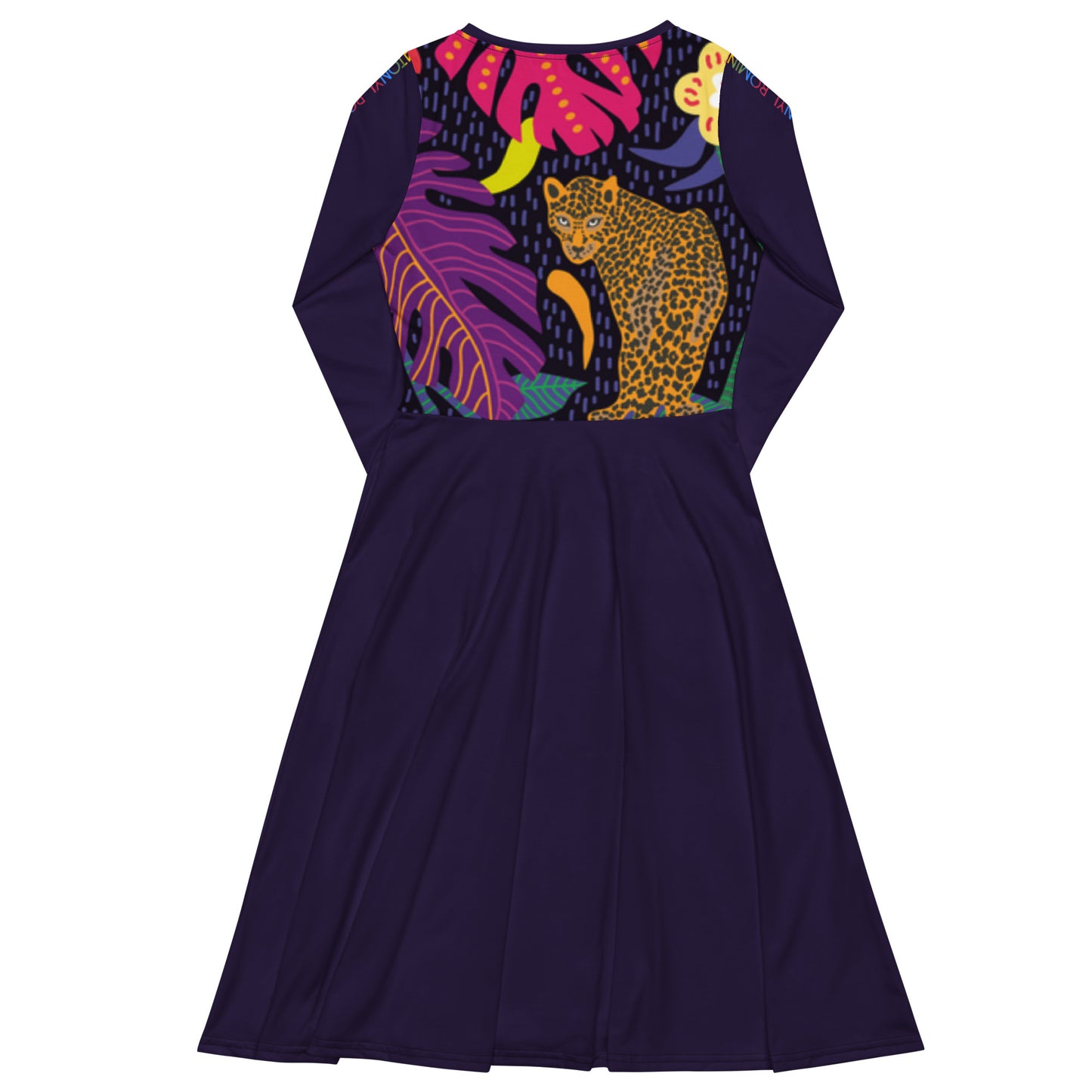 Vestido midi RZ Leopard