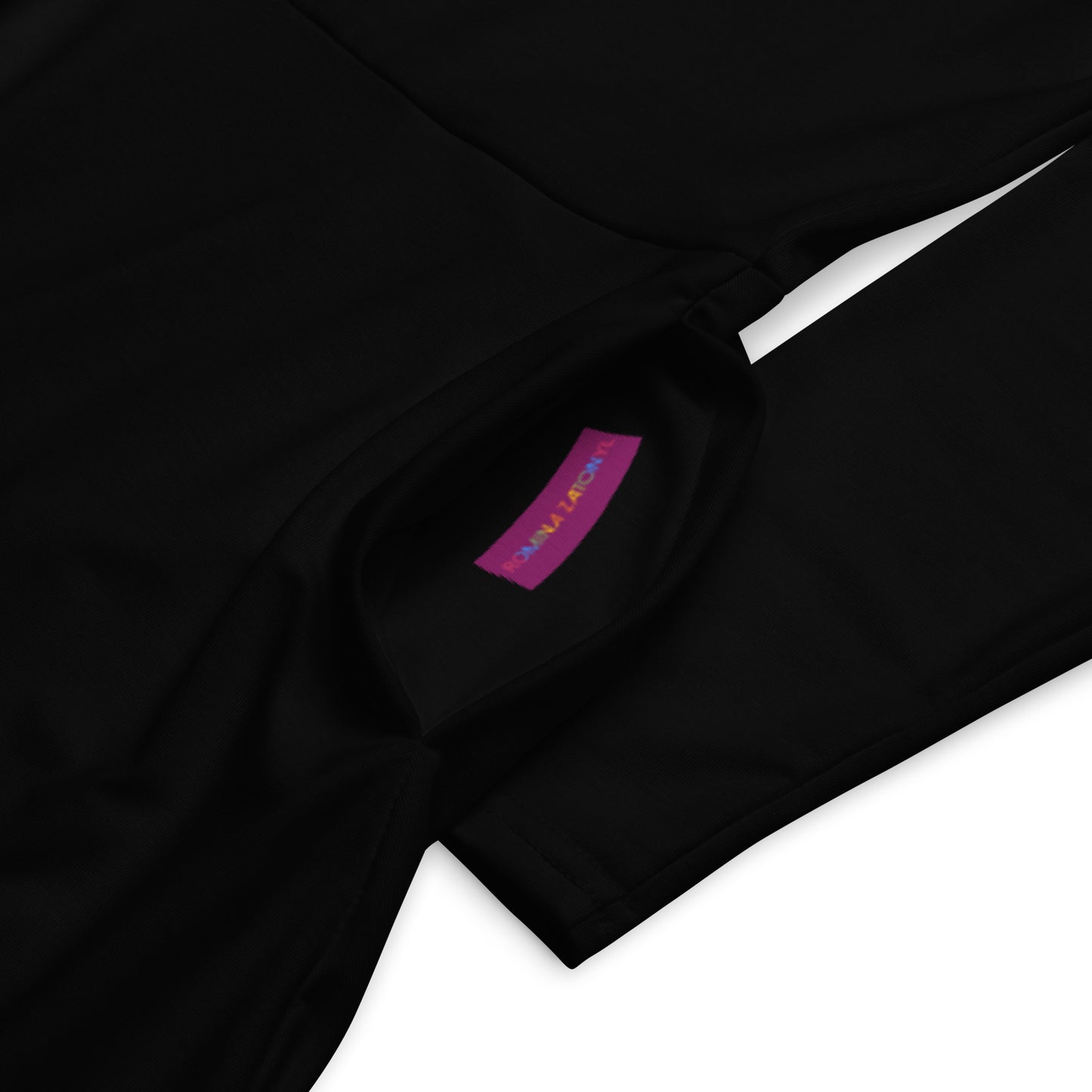 Vestido midi all over RZ, negro liso