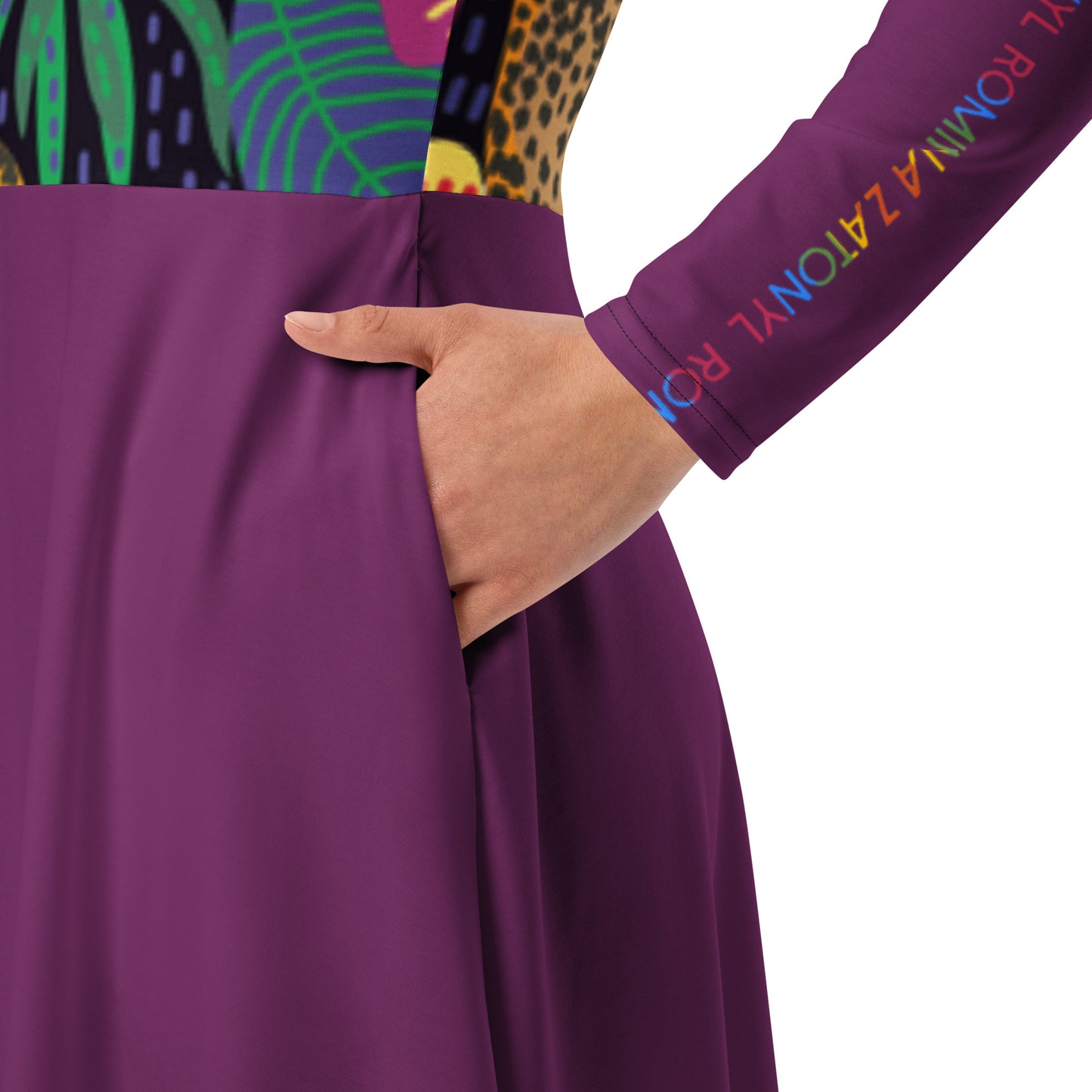 Vestido midi RZ Leopard