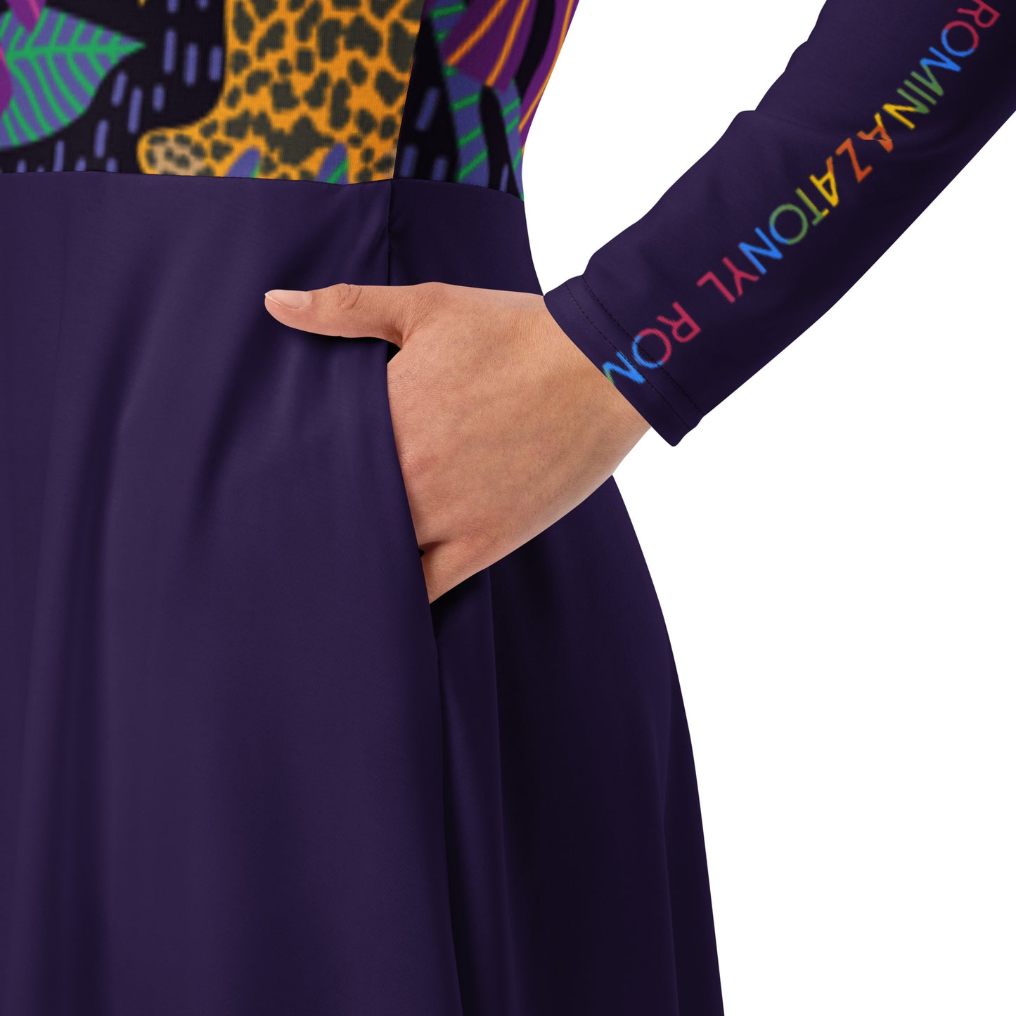 Vestido midi RZ Leopard