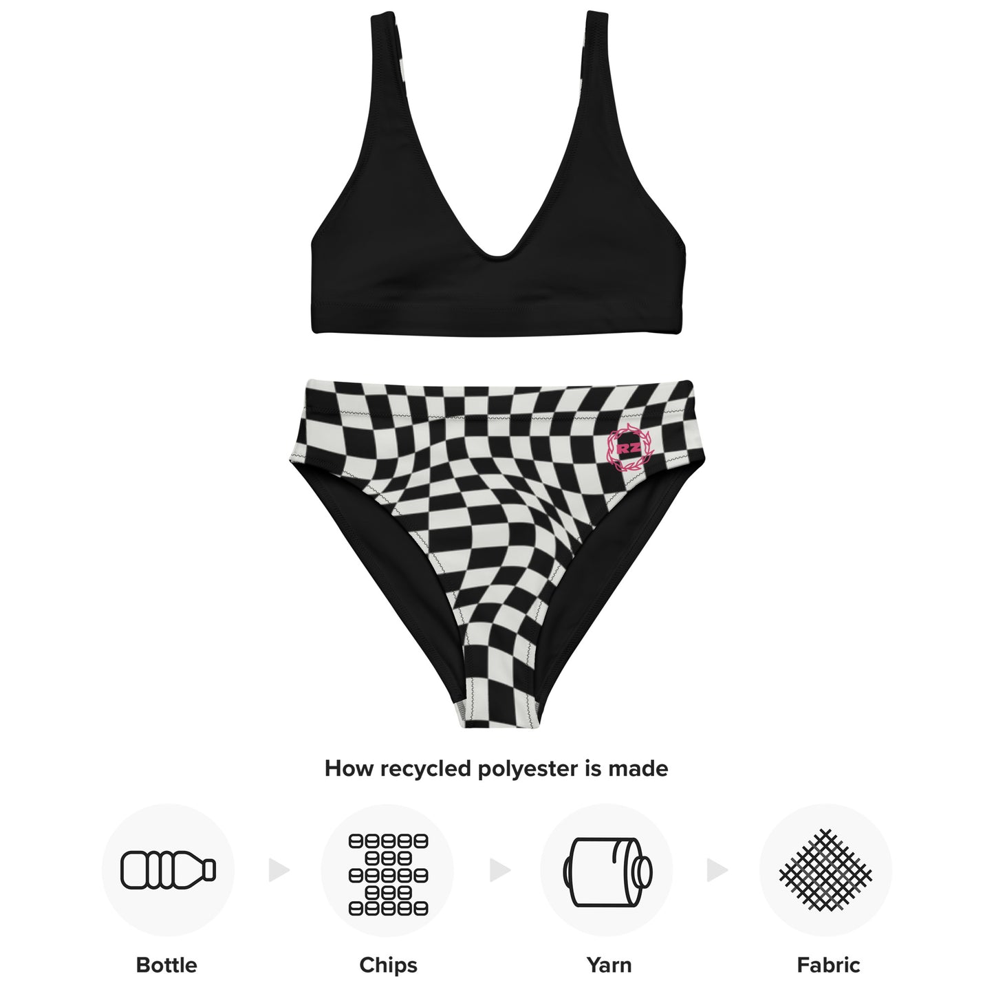 Bikini RZ talle alto all over