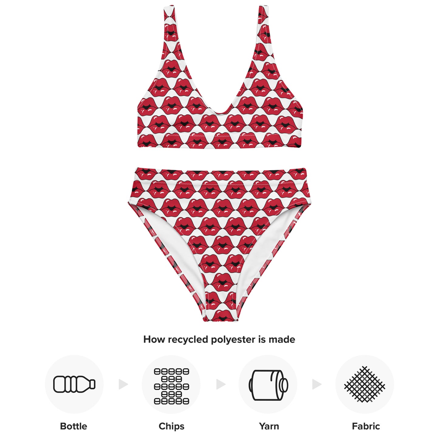 Bikini RZ talle alto all over