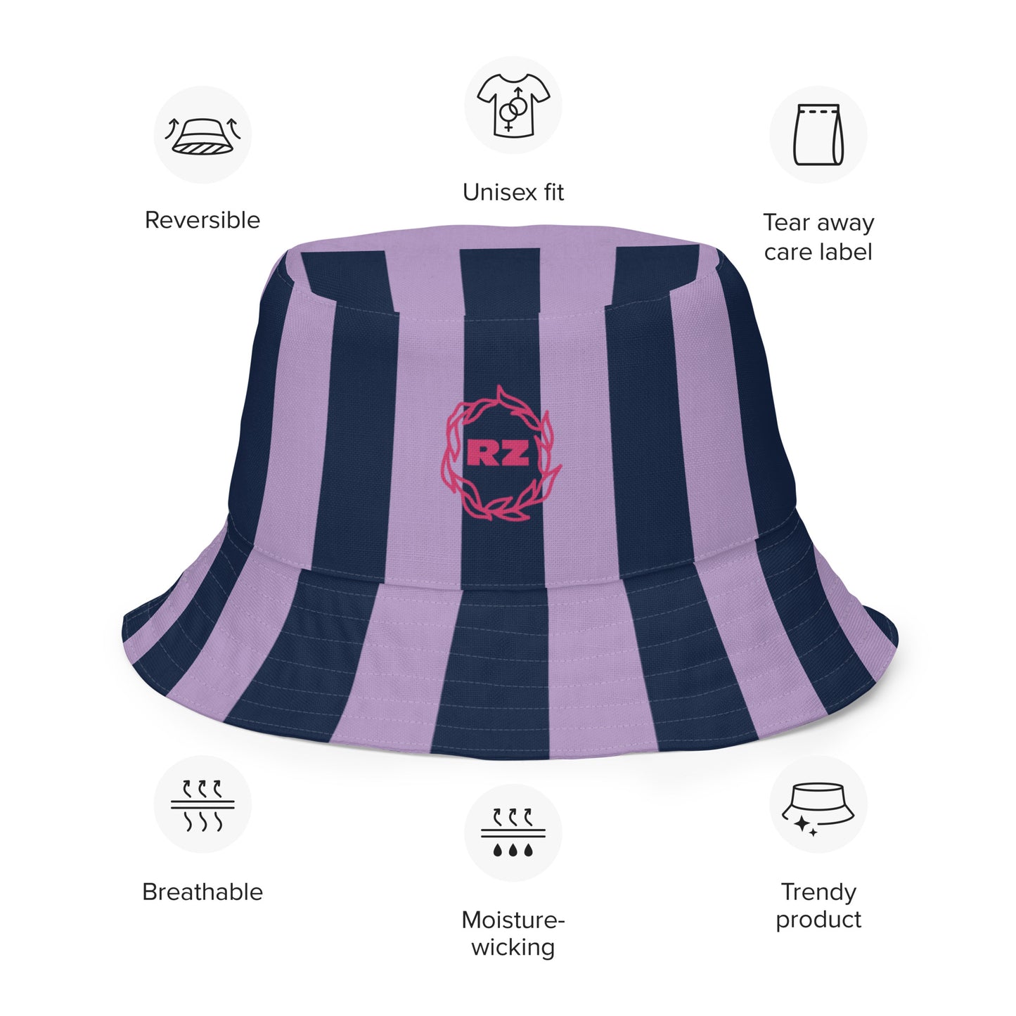 Gorro de pescador reversible RZ unisex