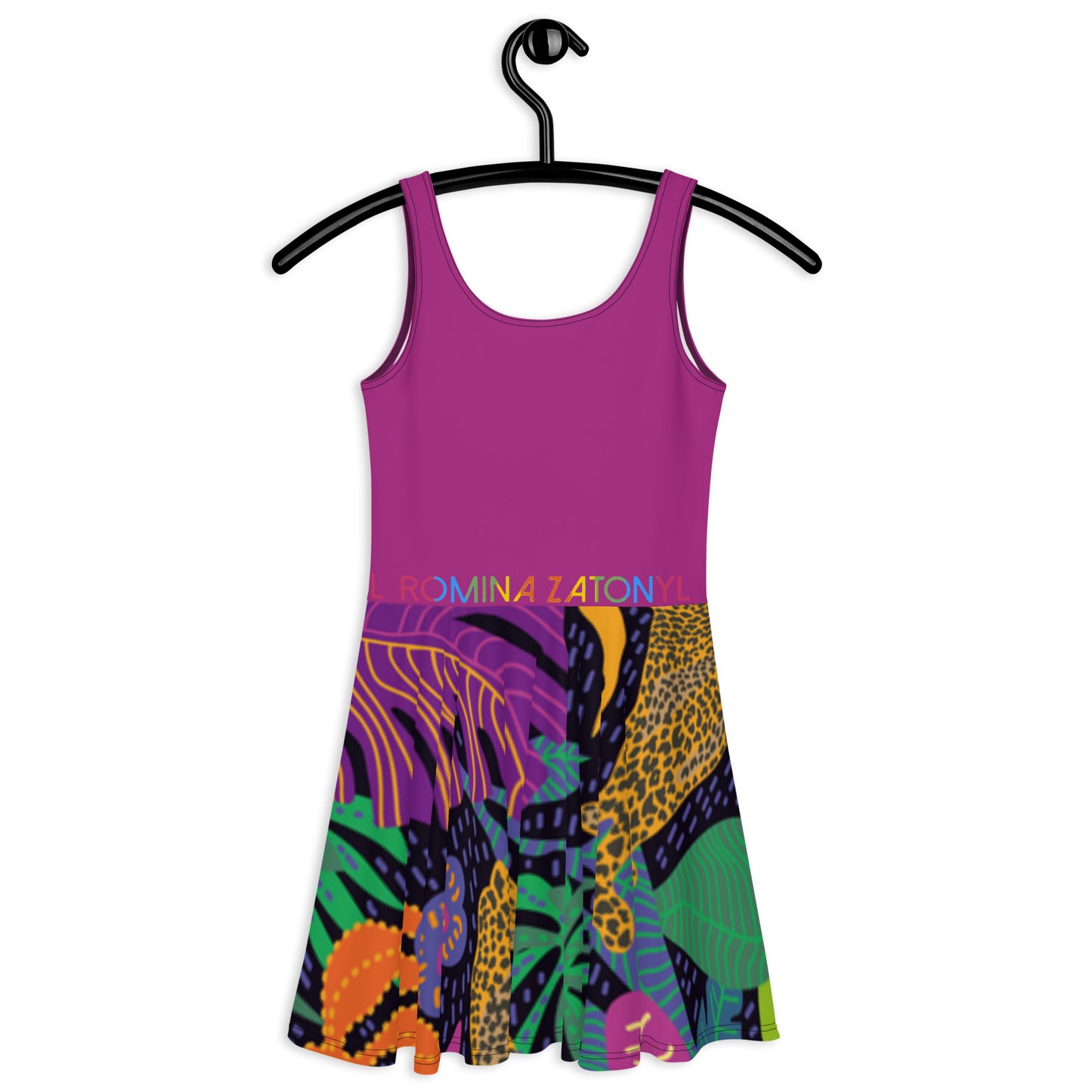 Vestido skater RZ Leopard