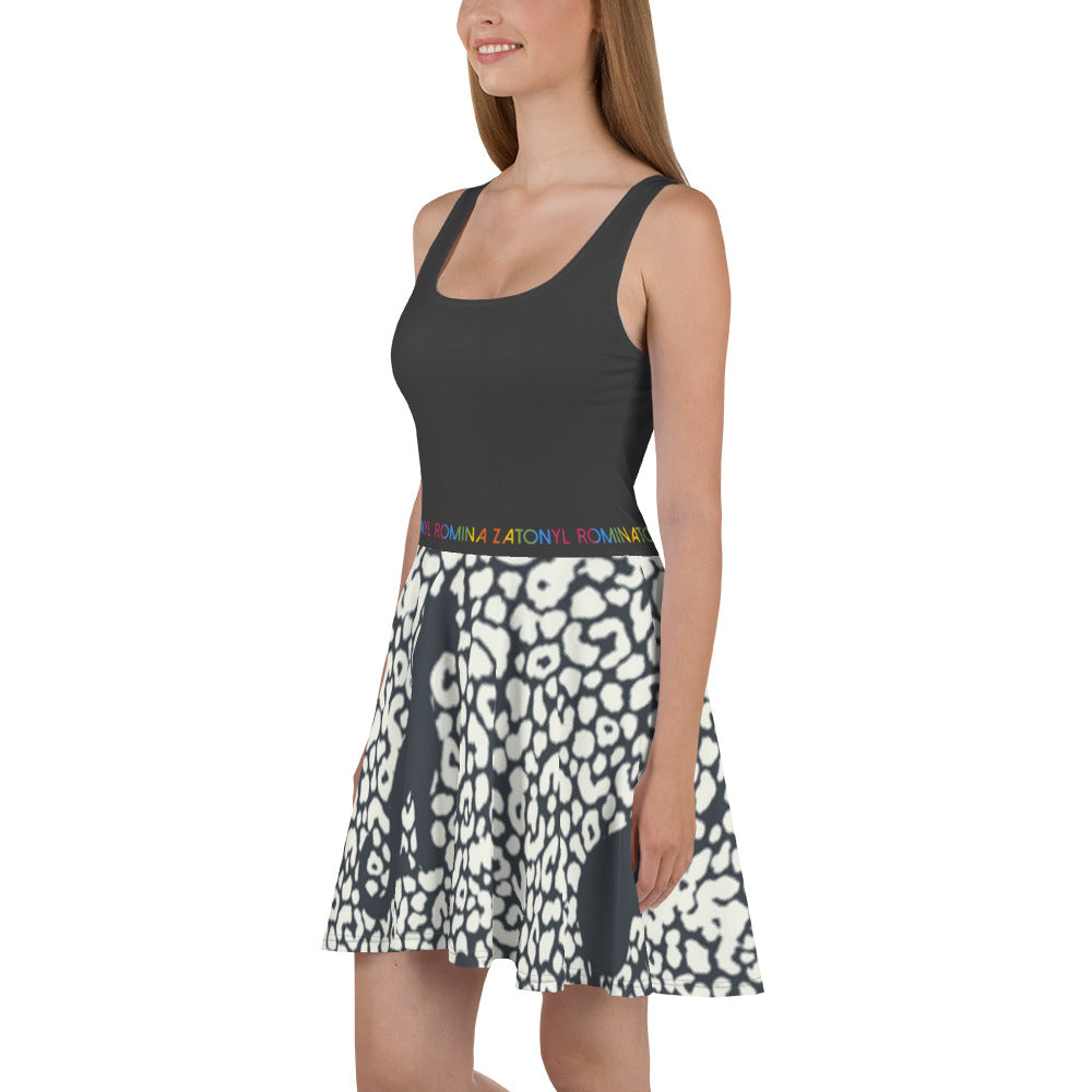 Vestido skater RZ Leopard