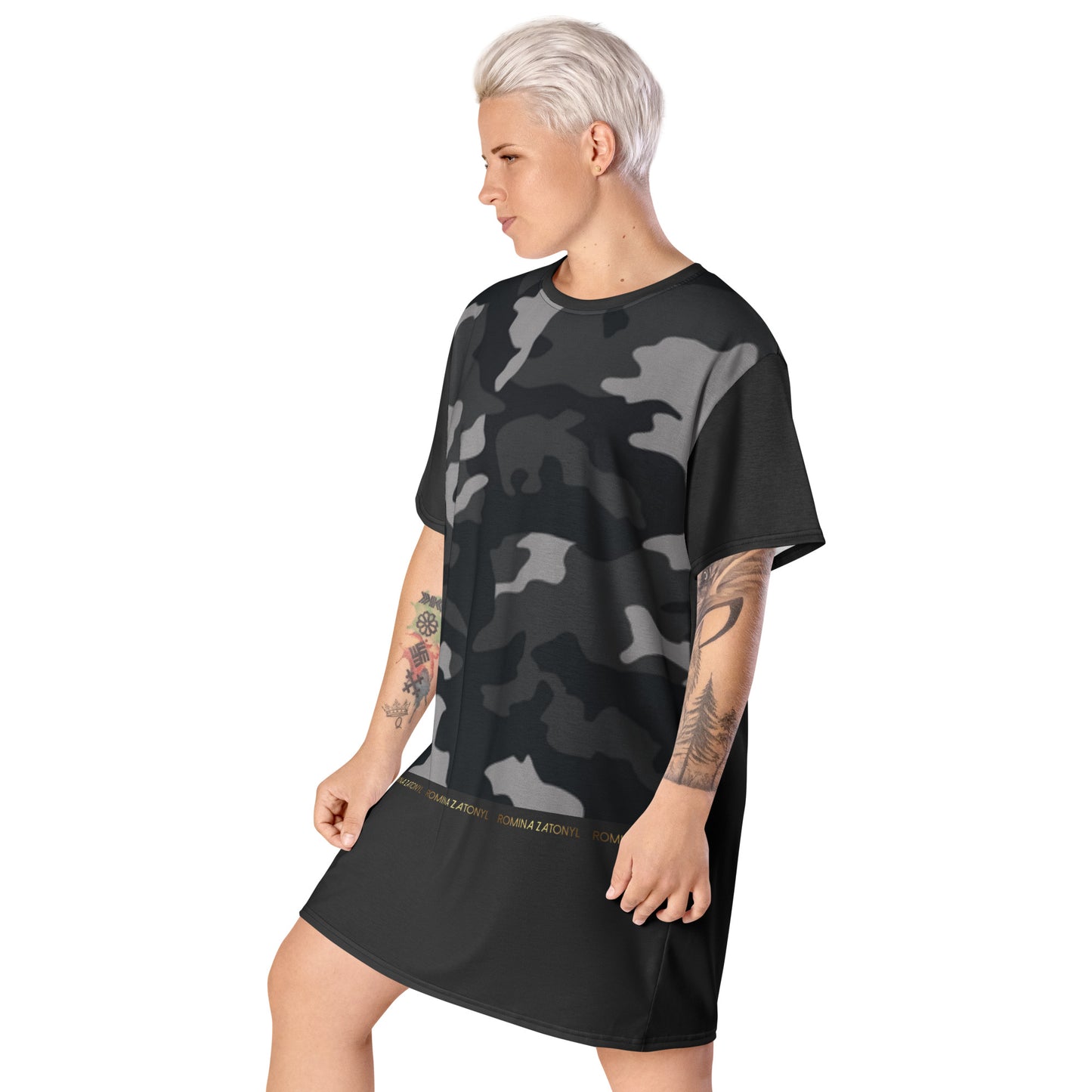 Vestido camiseta RZ camuflada