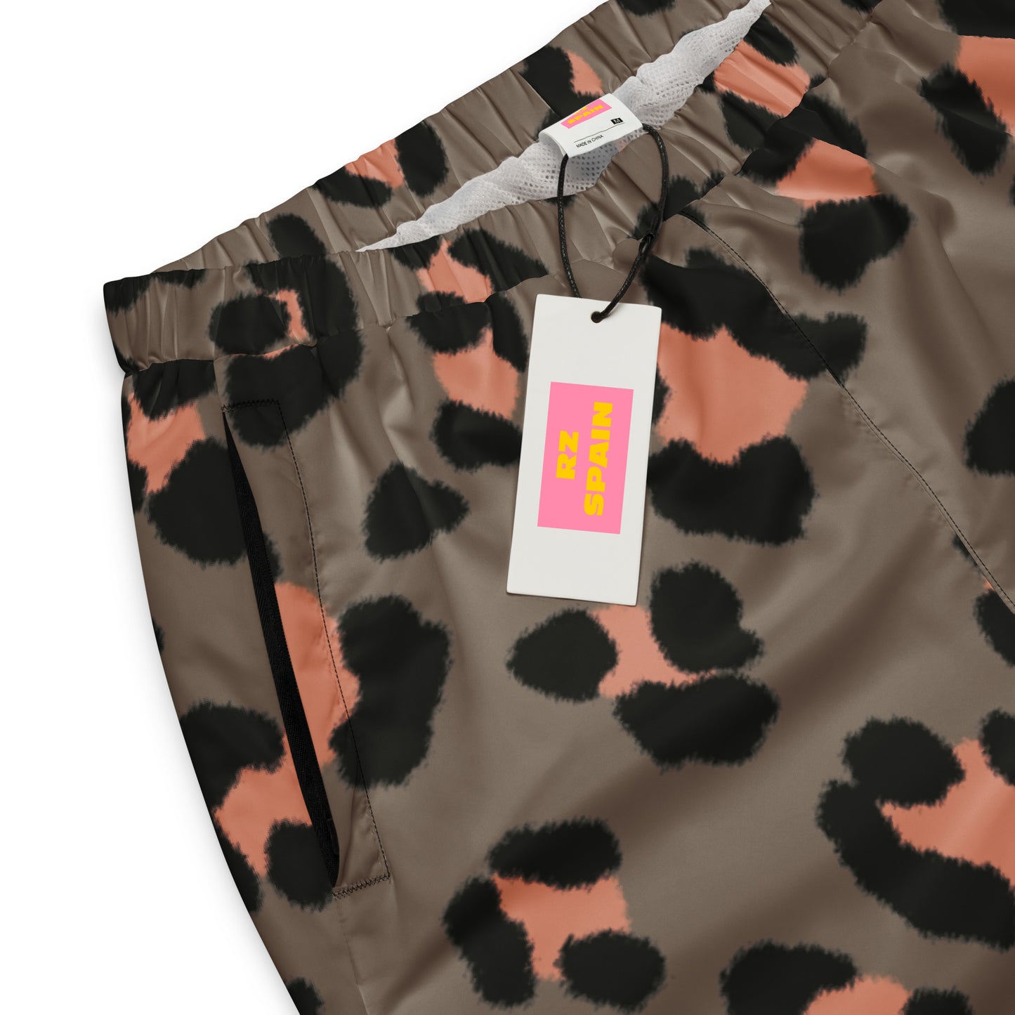 Pantalón de chándal impermeable mujer Leopardo
