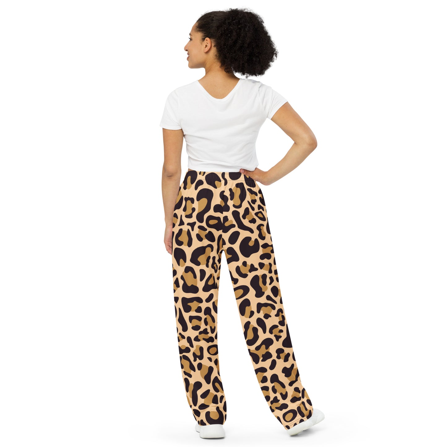 Pantalón ancho all over mujer Leopard RZ