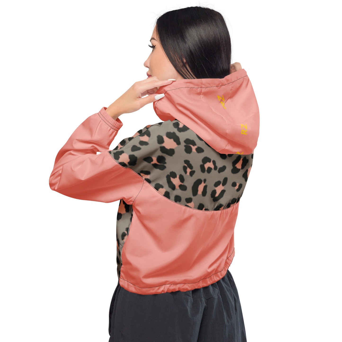 Cortavientos RZ impermeable, leopard mujer