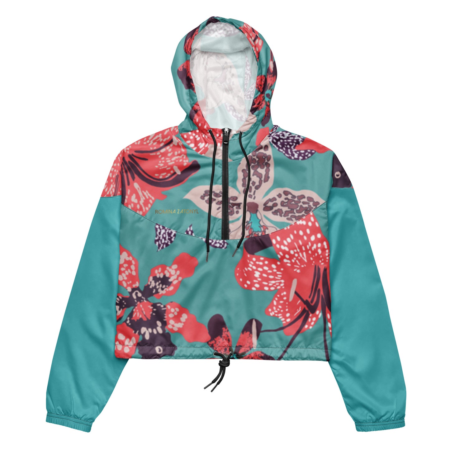 Cortavientos crop impermeable para mujer RZ