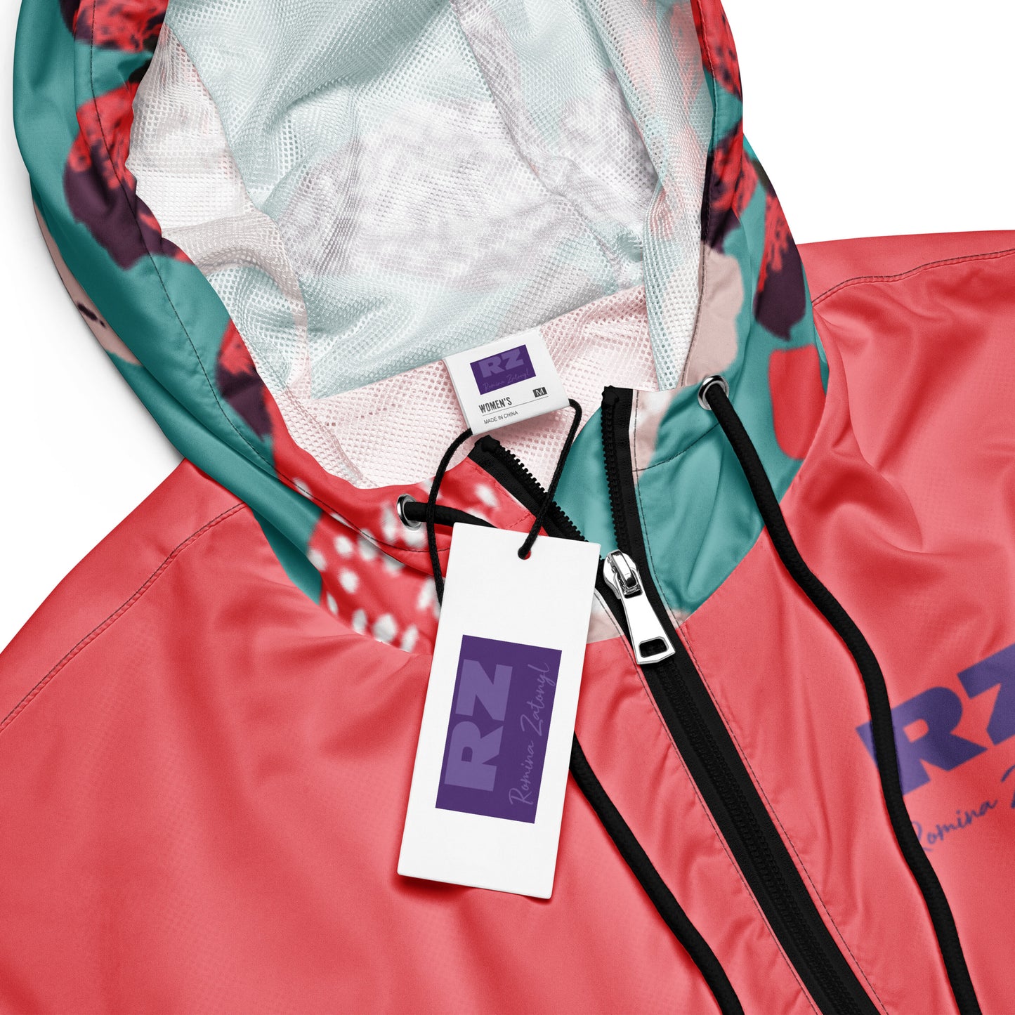 Cortavientos crop impermeable mujer RZ
