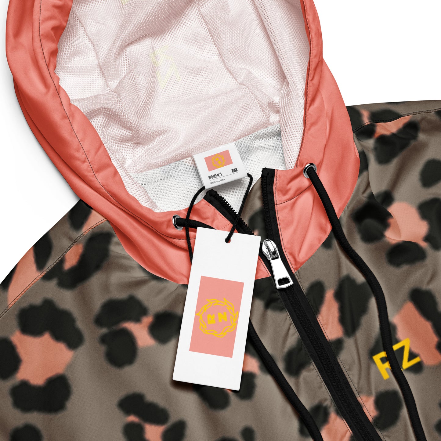 Cortavientos RZ impermeable, leopard mujer