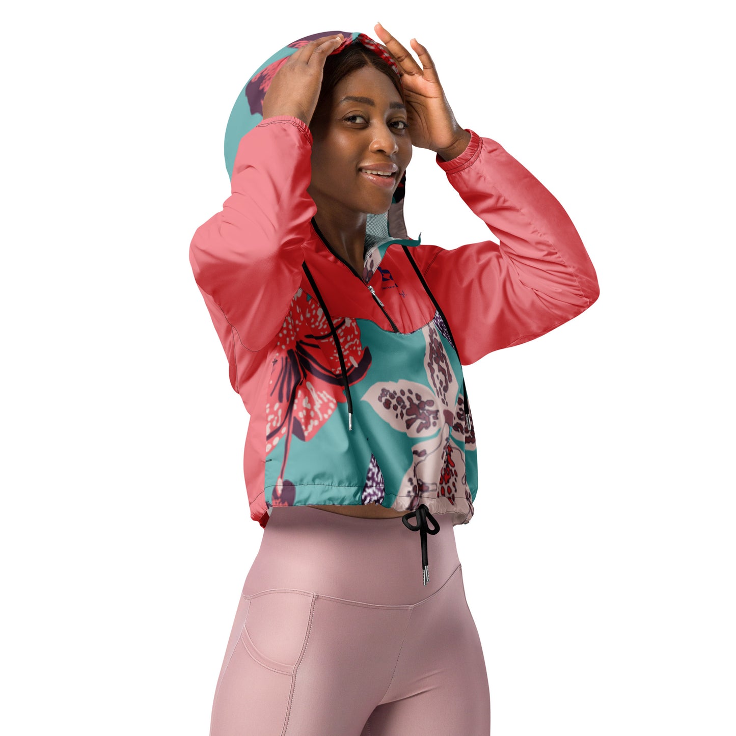 Cortavientos crop impermeable mujer RZ
