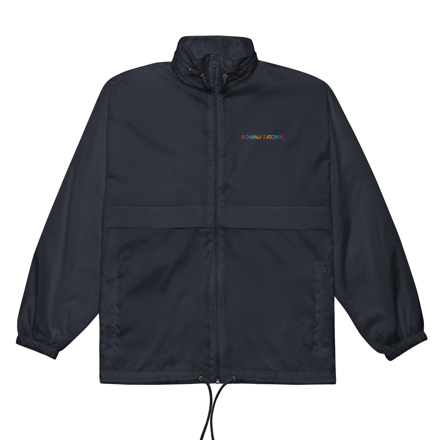 Cortavientos básico bordado RZ, unisex