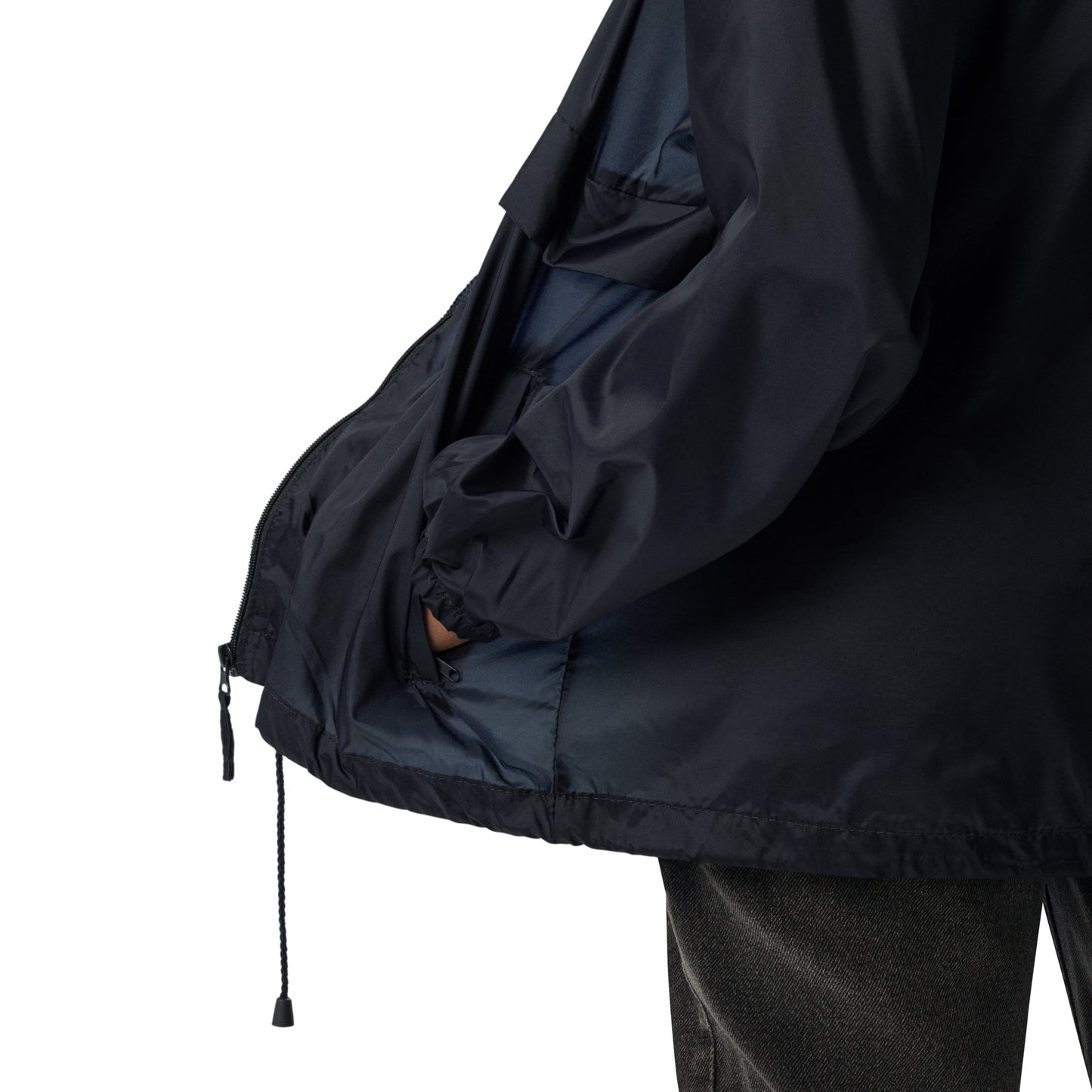 Cortavientos básico bordado RZ, unisex