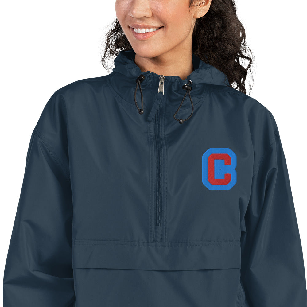 Chaqueta bordada plegable Champion, unisex