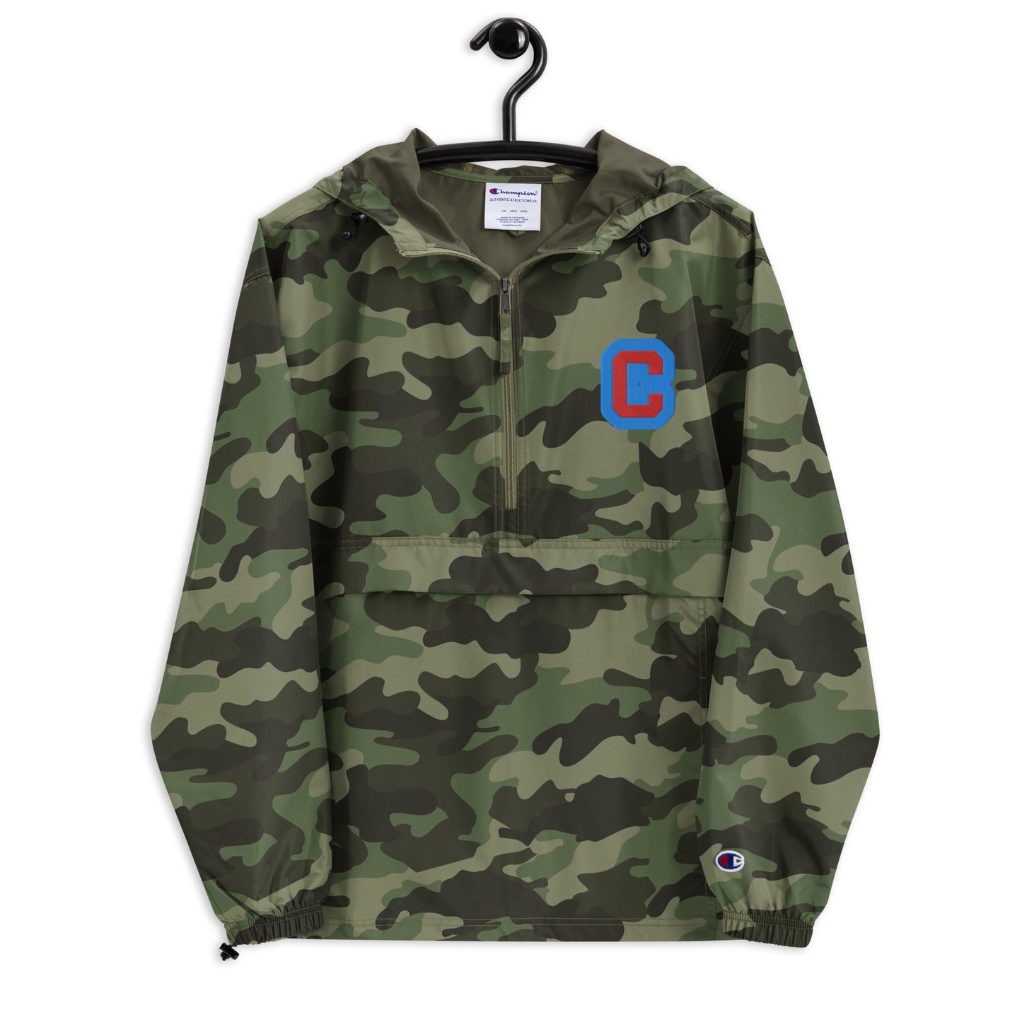 Chaqueta bordada plegable Champion, unisex