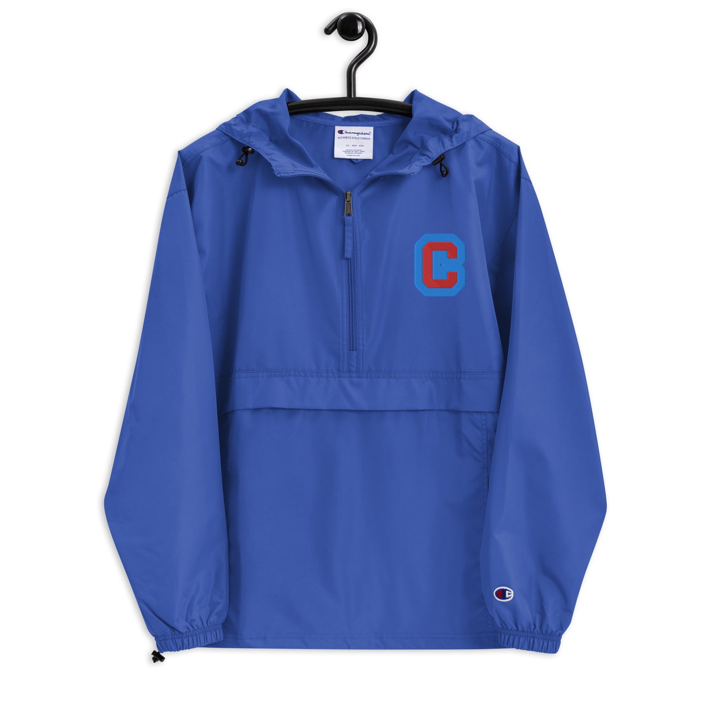Chaqueta bordada plegable Champion, unisex