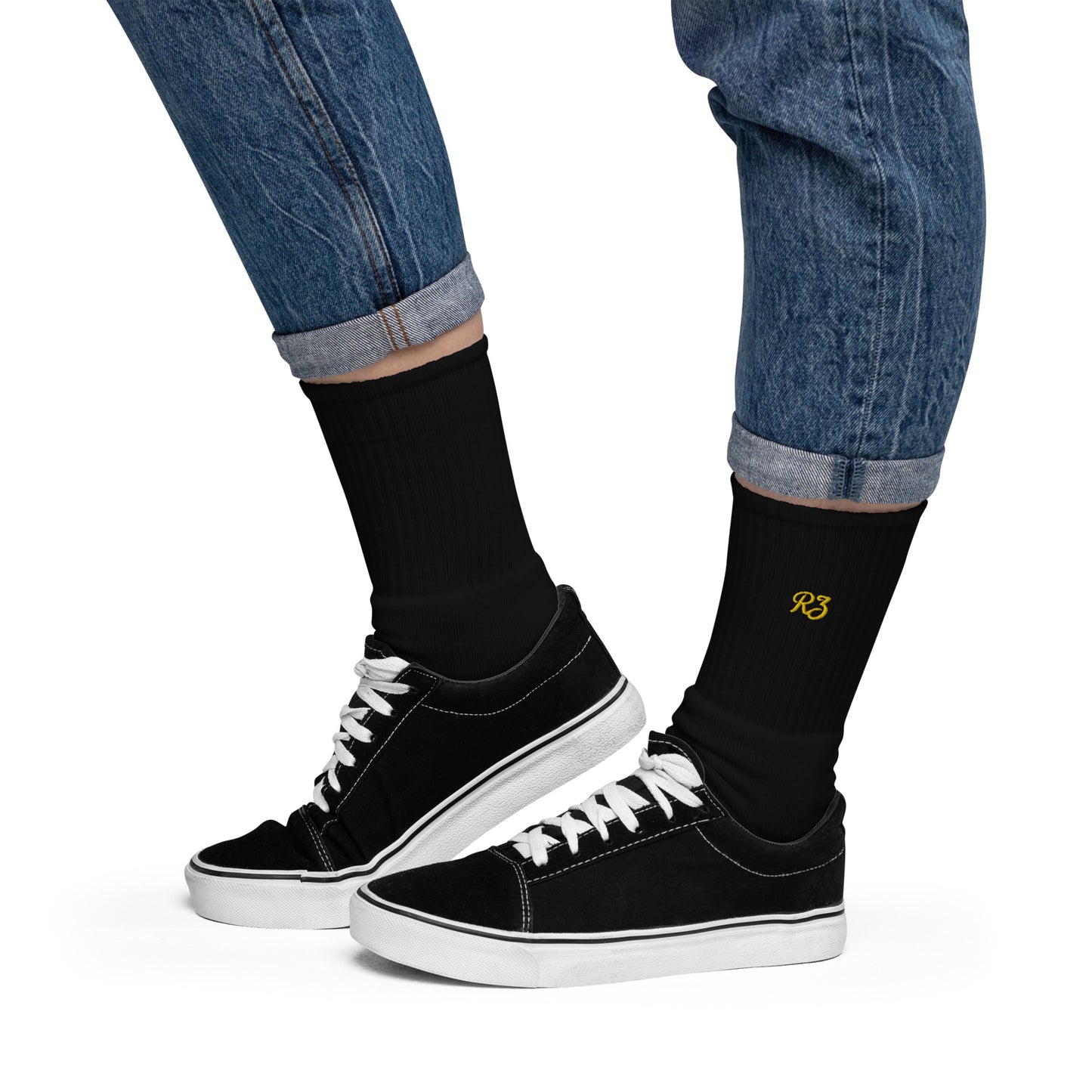 Calcetines RZ bordados, unisex