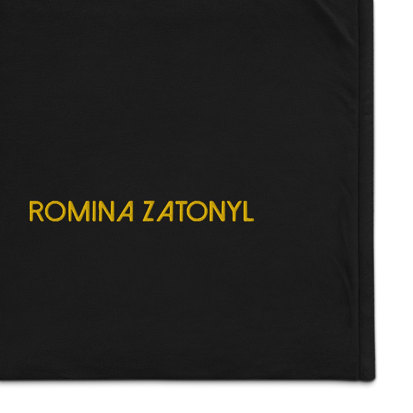 Manta borreguillo premium bordada RZ