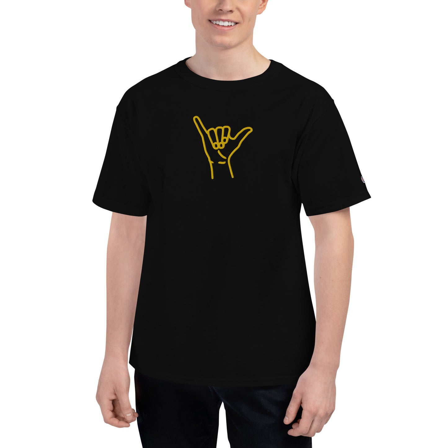 Camiseta bordada Champion, hombre