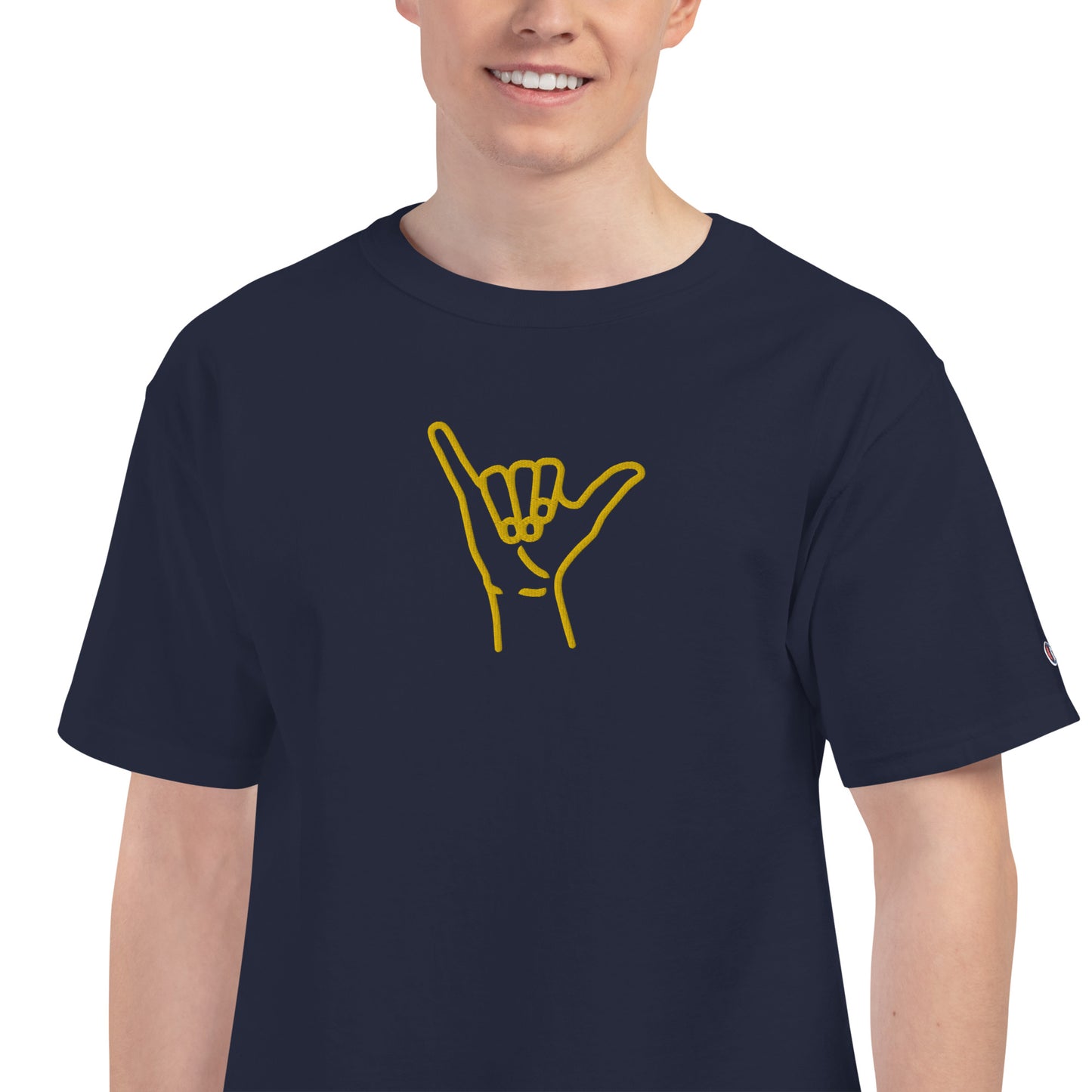 Camiseta bordada Champion, hombre