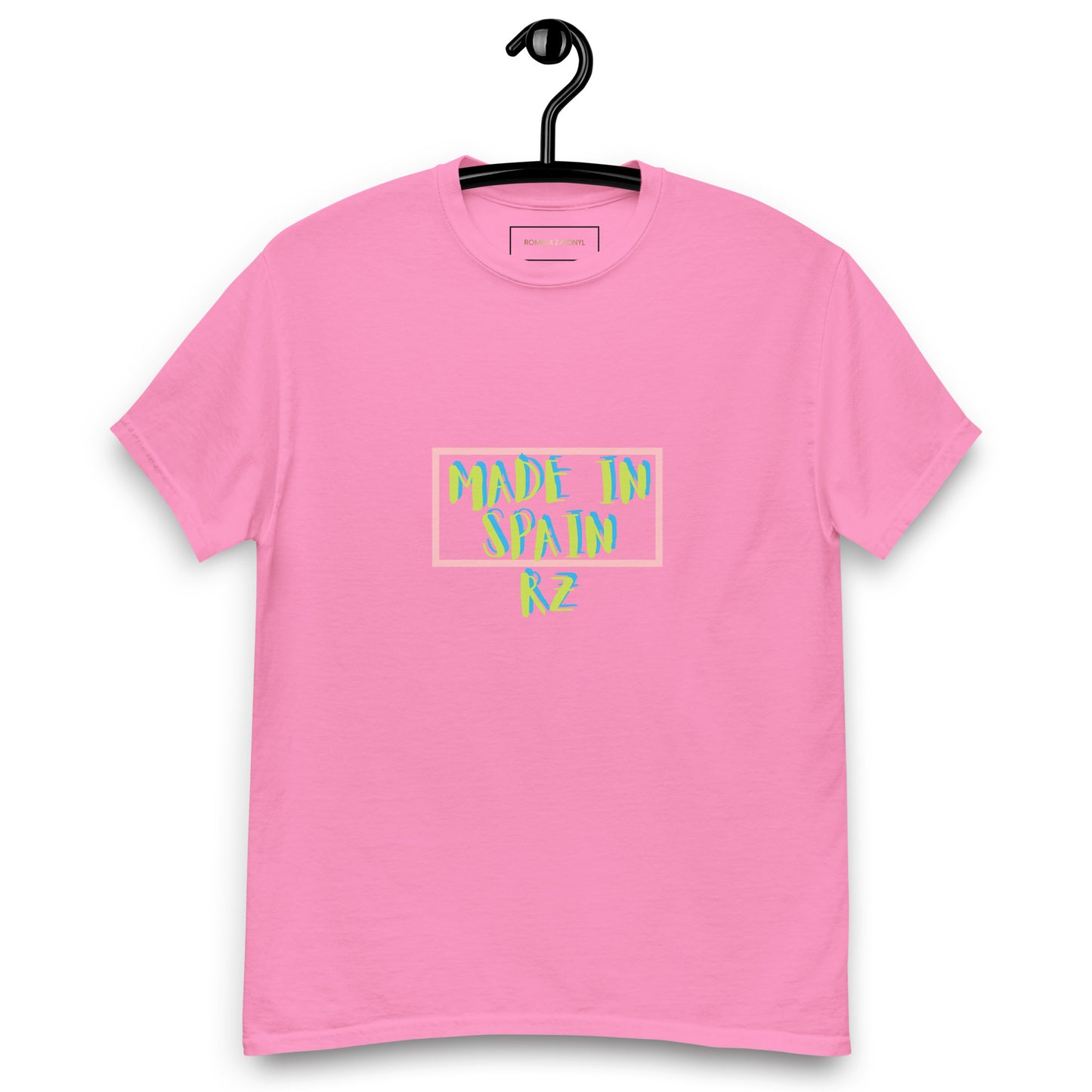 Camiseta doble estampado RZ, hombre