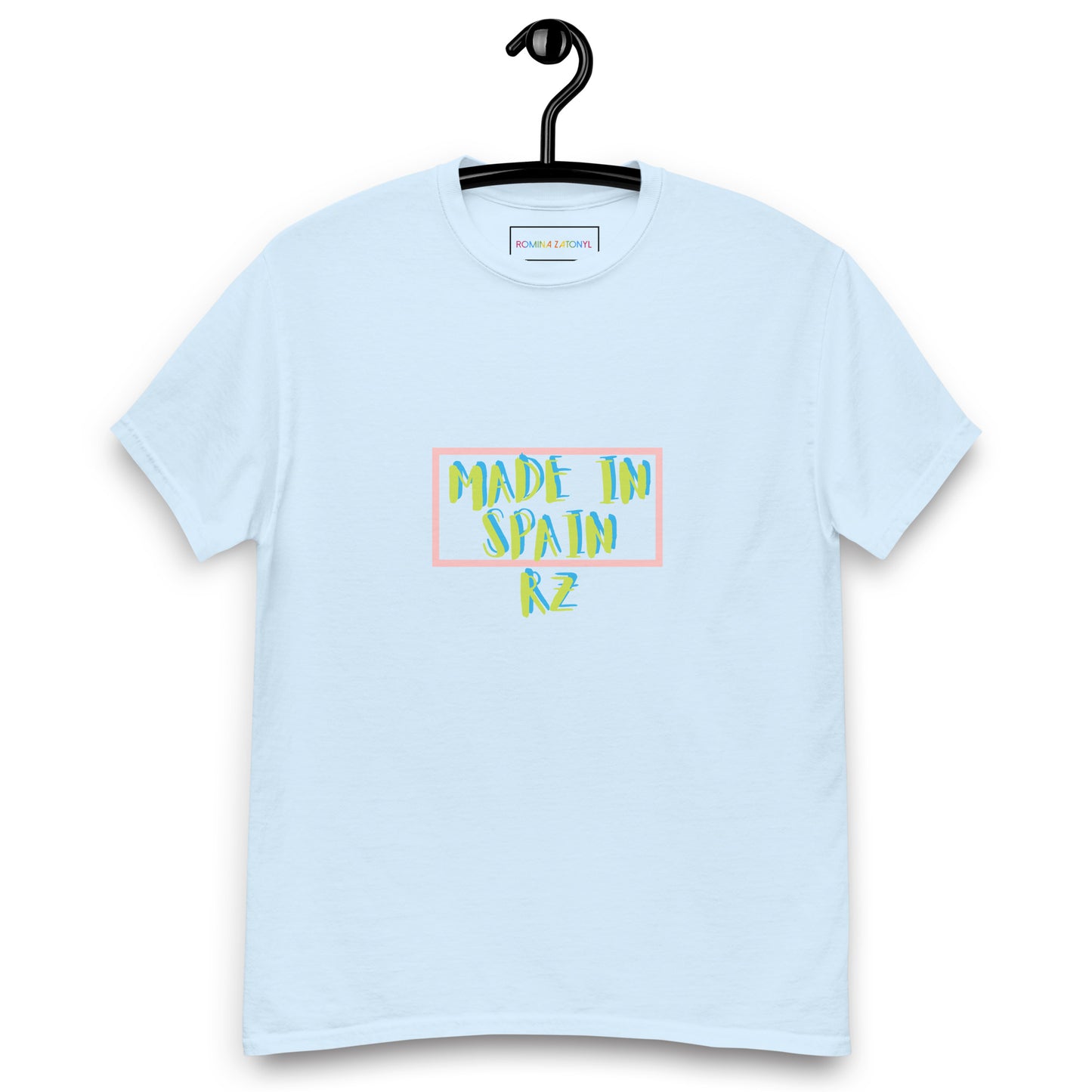 Camiseta doble estampado RZ, hombre