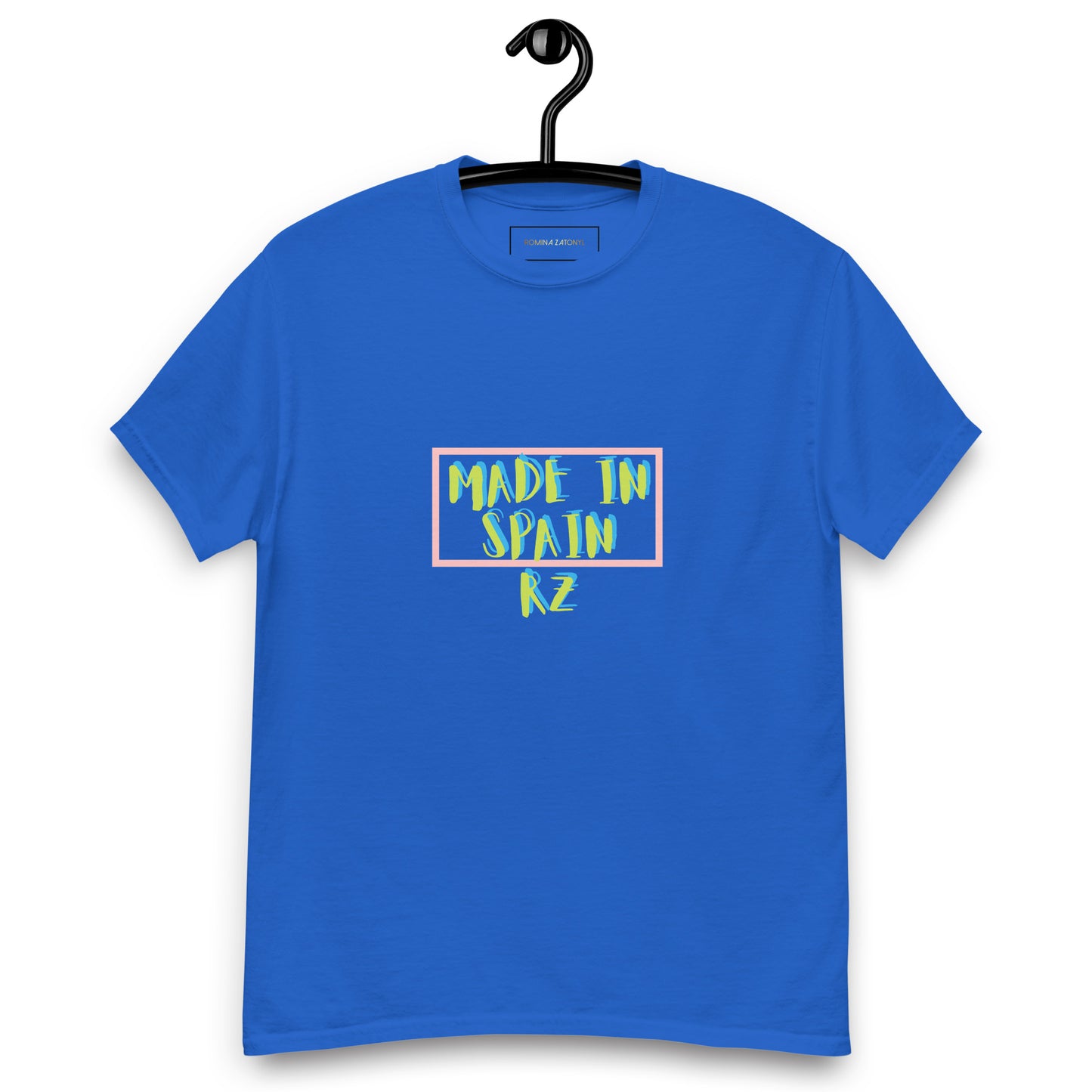 Camiseta doble estampado RZ, hombre