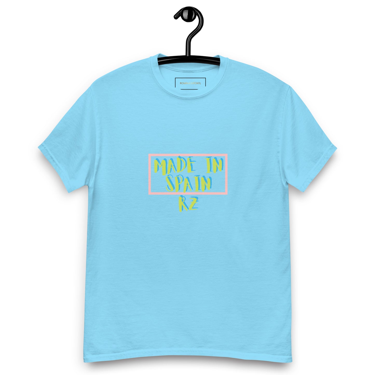 Camiseta doble estampado RZ, hombre