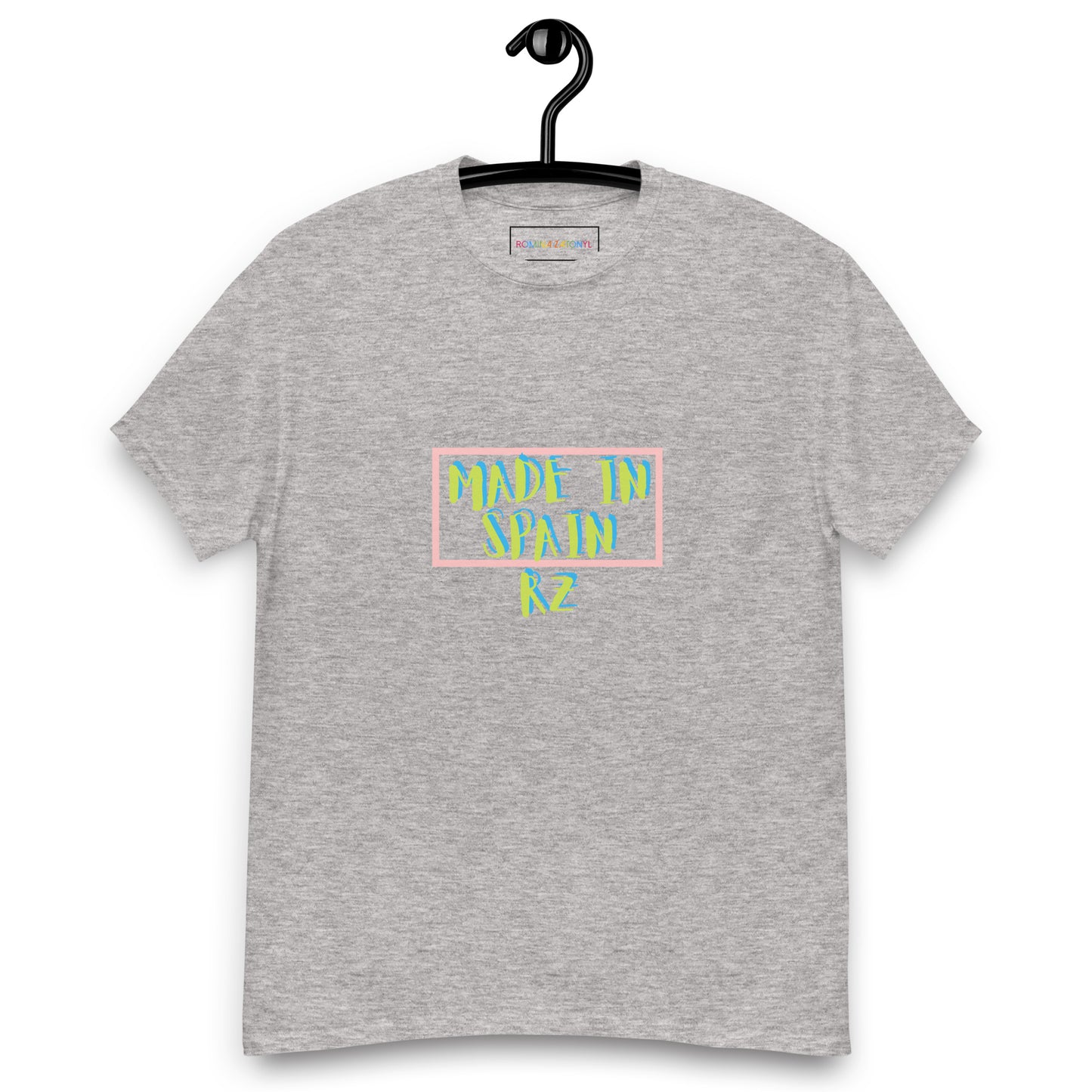 Camiseta doble estampado RZ, hombre