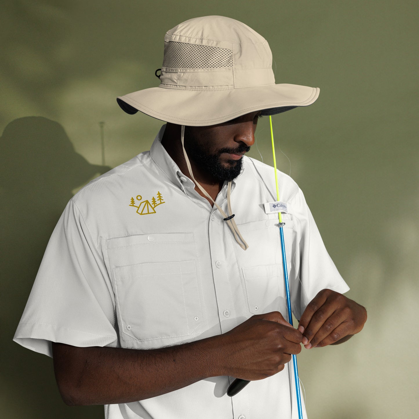Camisa de manga corta para hombre Columbia