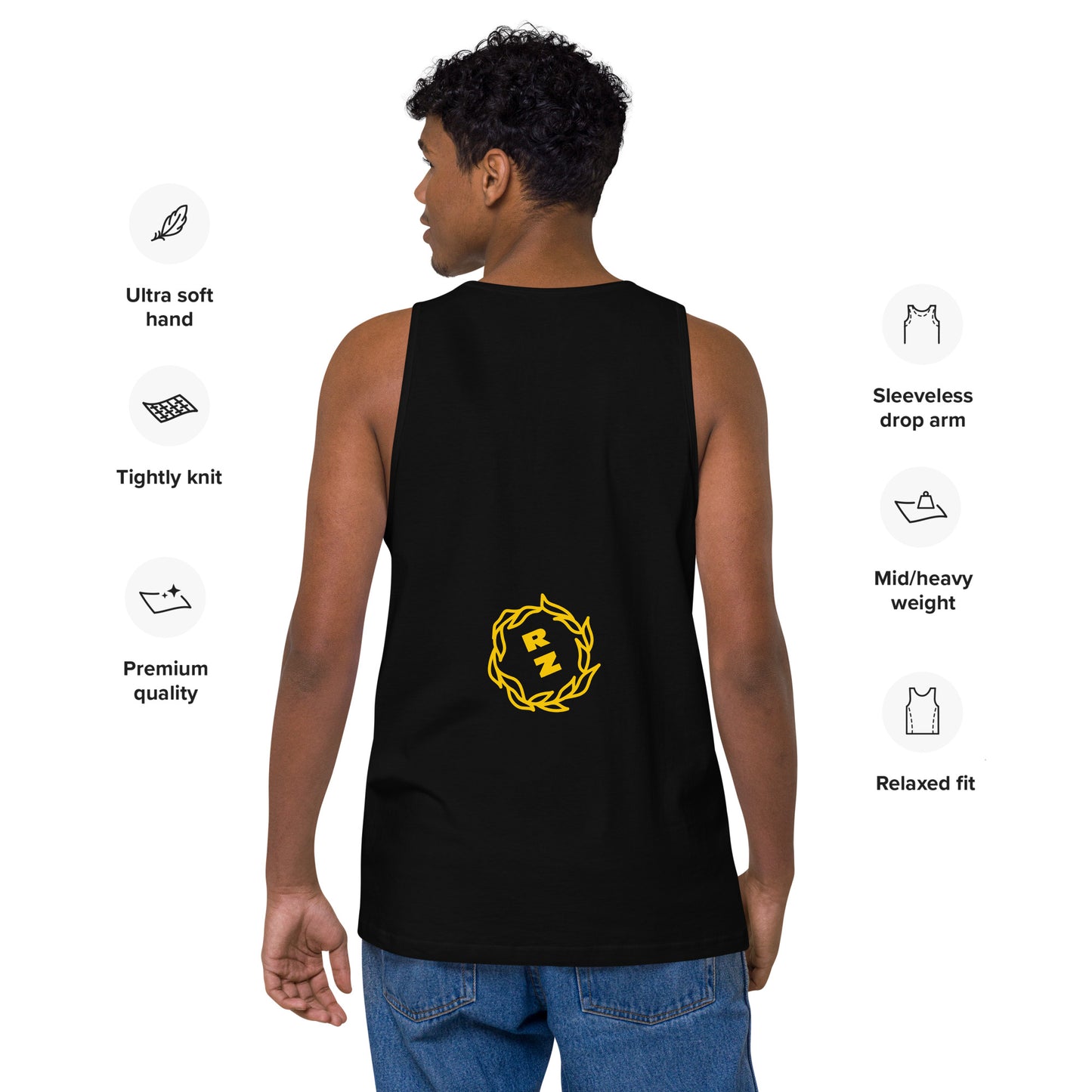 Camiseta RZ de tirantes premium hombre
