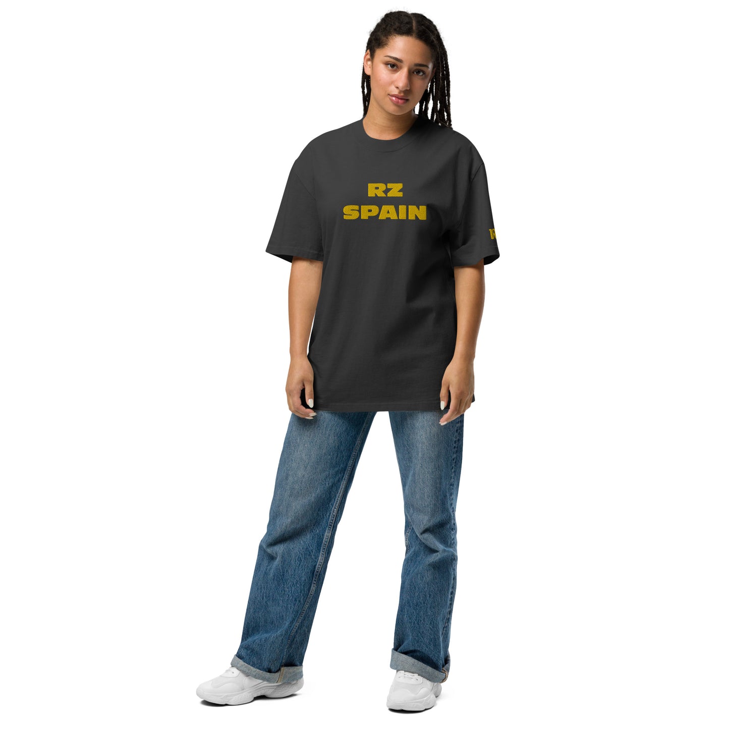 Camiseta bordada RZ, unisex