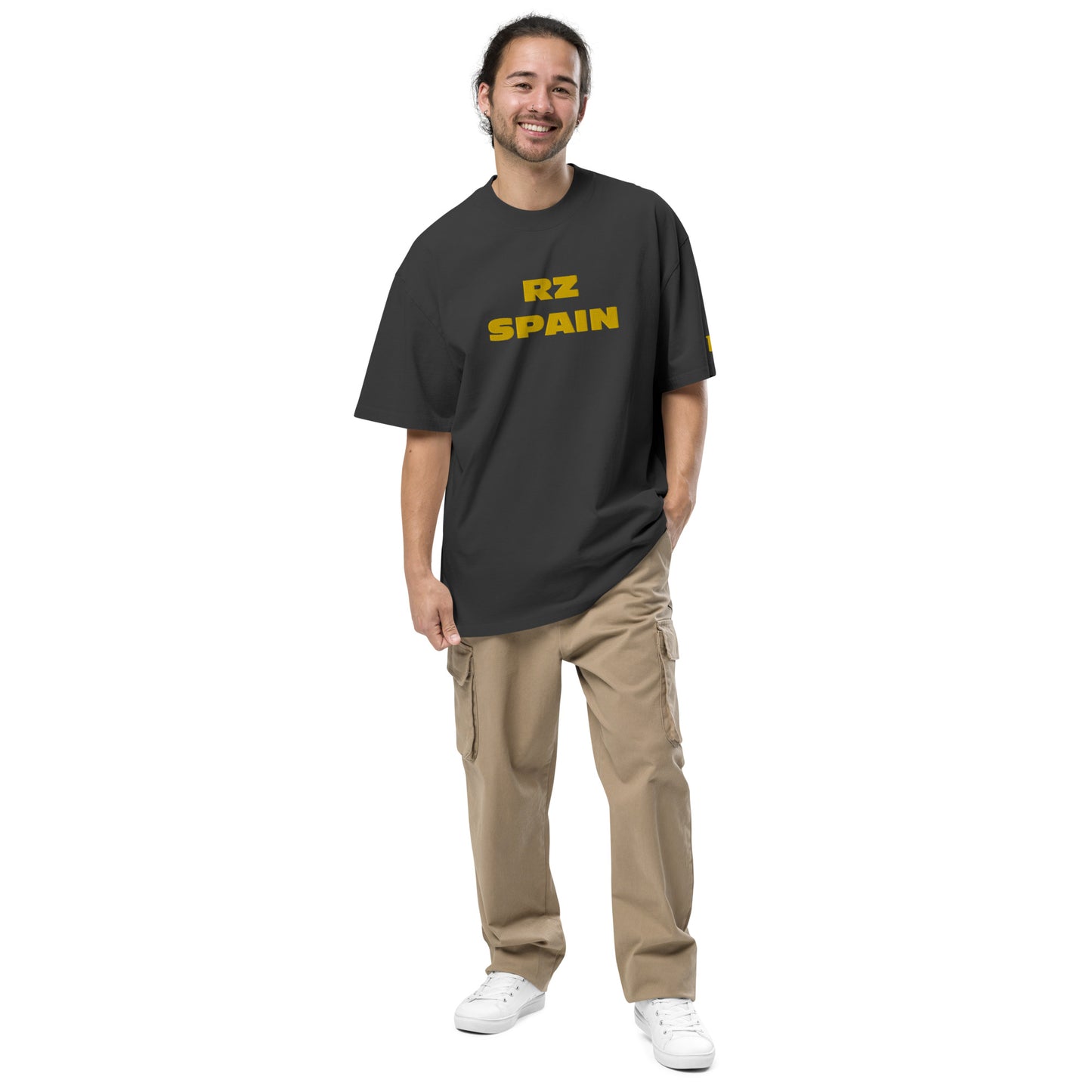 Camiseta bordada RZ, unisex