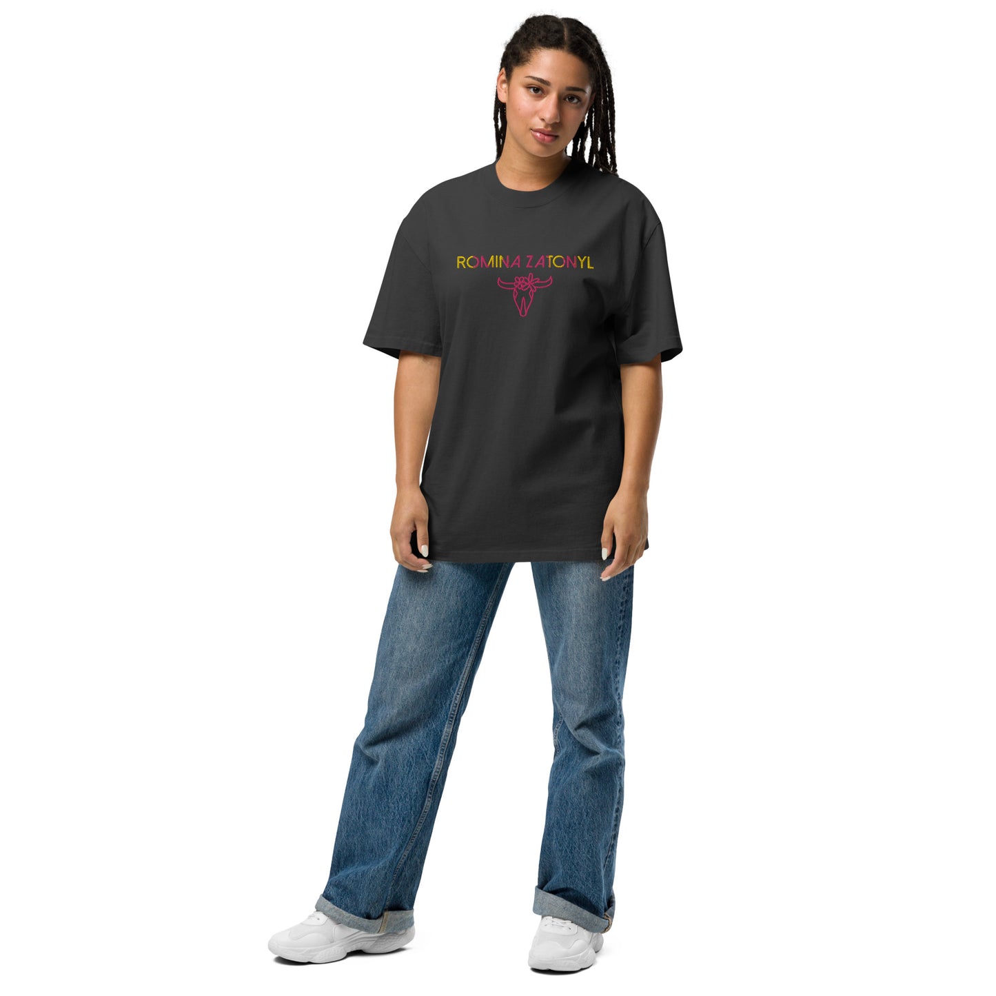 Camiseta bordada RZ, unisex
