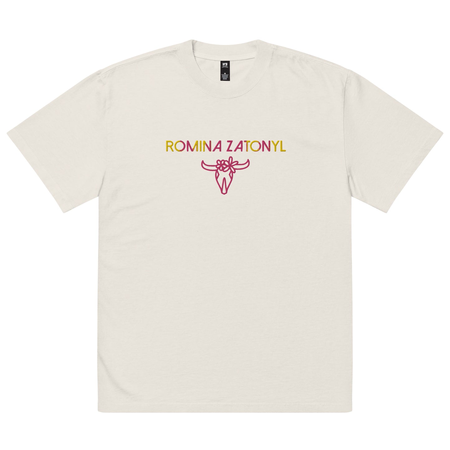Camiseta bordada RZ, unisex