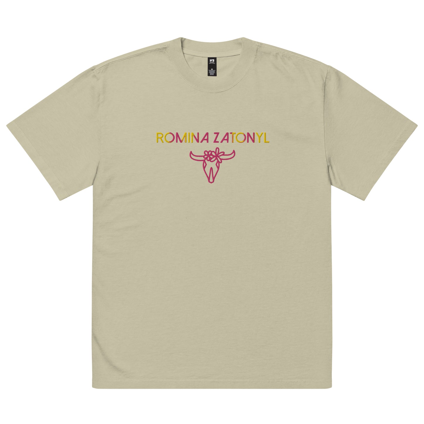Camiseta bordada RZ, unisex