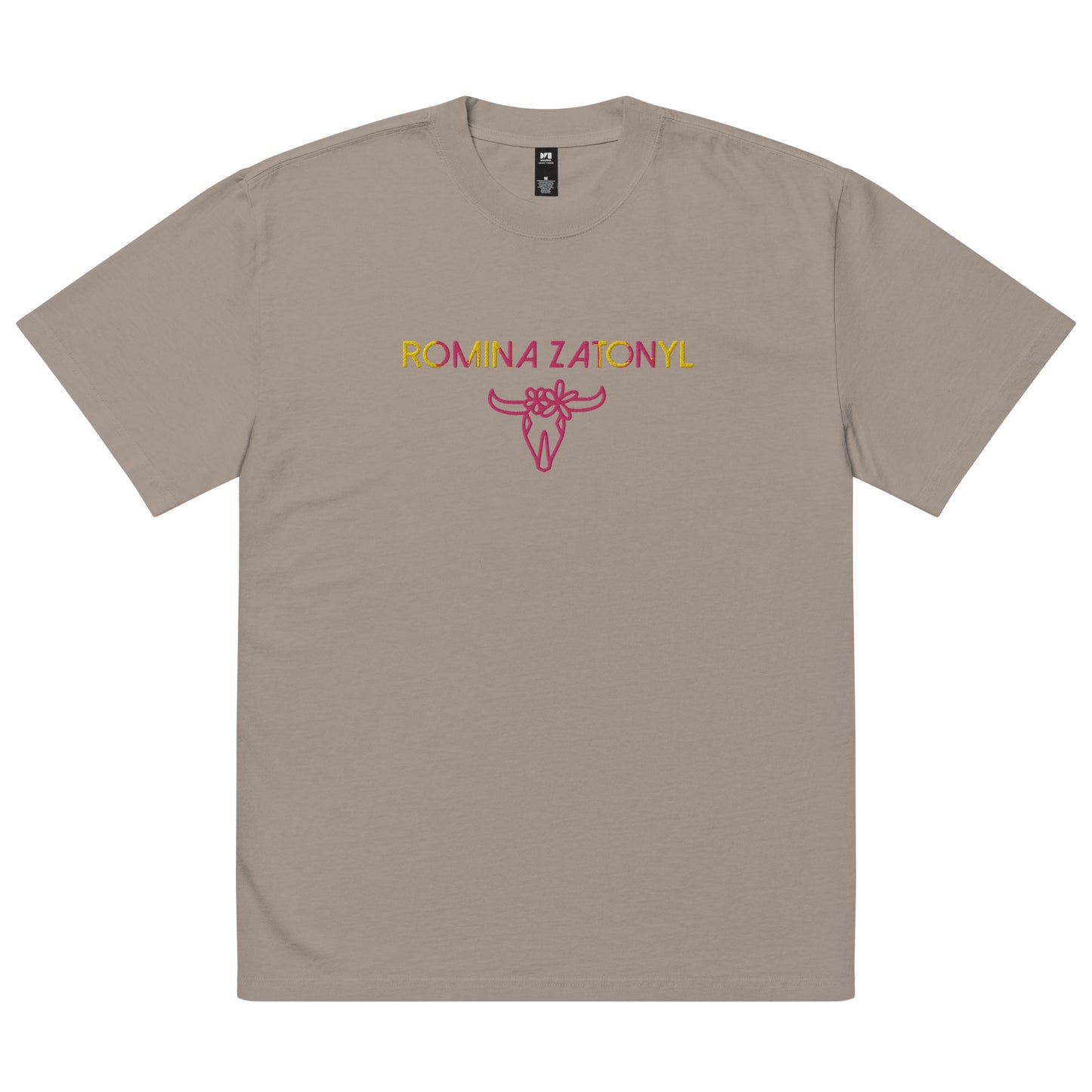 Camiseta bordada RZ, unisex