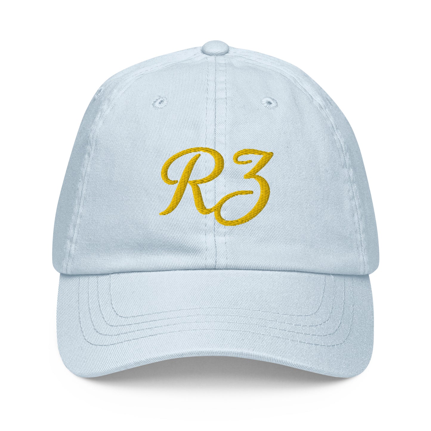 Gorra béisbol color pastel, logo RZ bordado, unisex