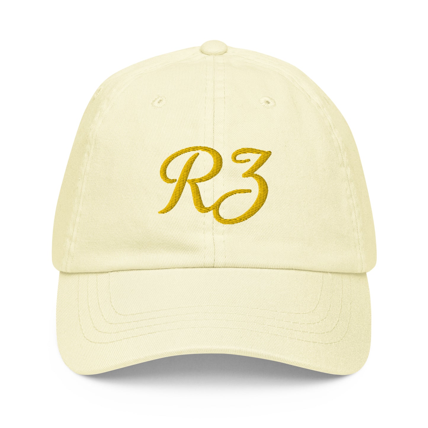 Gorra béisbol color pastel, logo RZ bordado, unisex