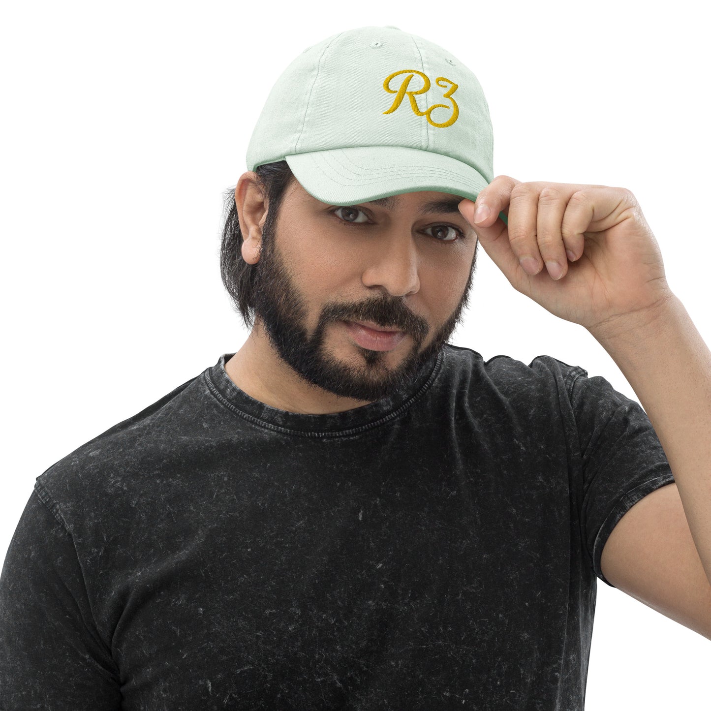 Gorra béisbol color pastel, logo RZ bordado, unisex