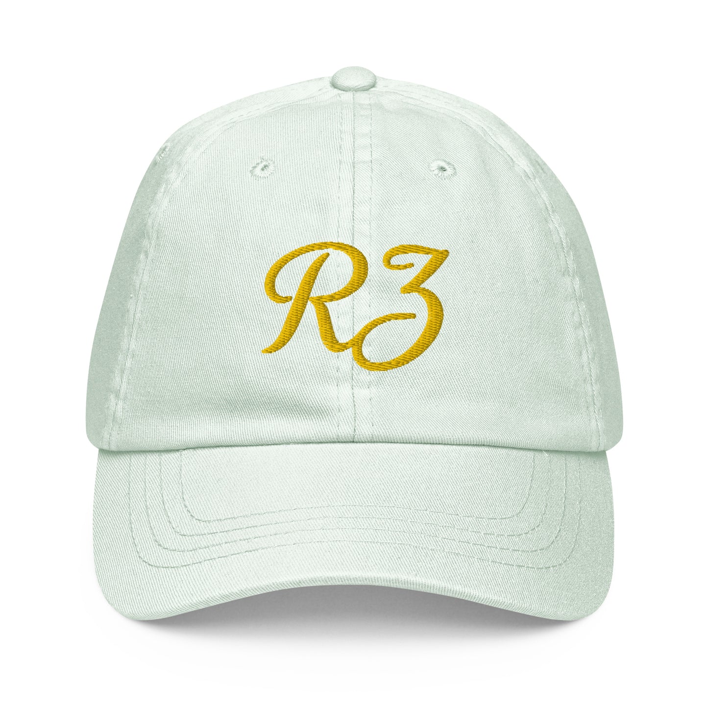 Gorra béisbol color pastel, logo RZ bordado, unisex