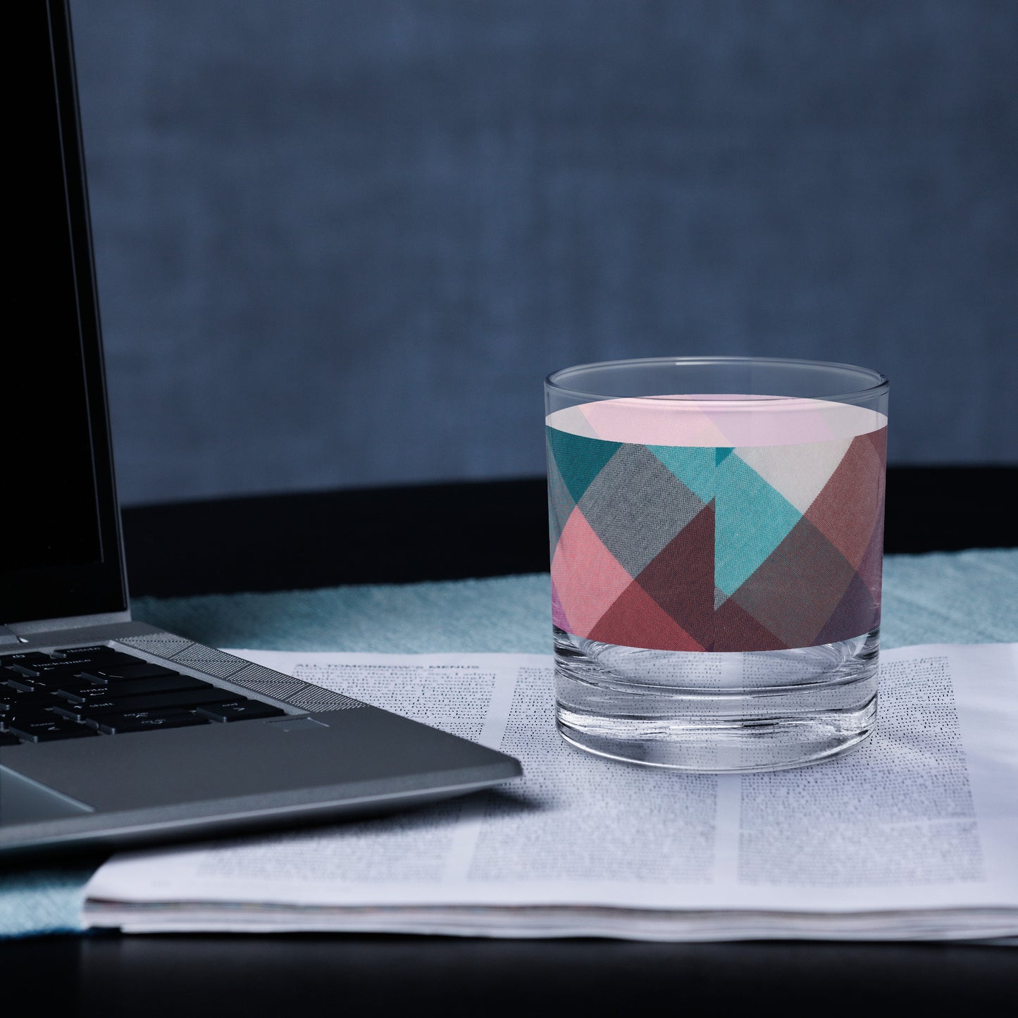 Vaso de cristal del Ministerio de Liberación