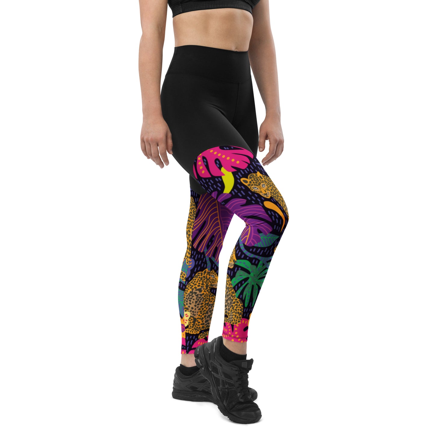 Leggins de deporte RZ Leopard