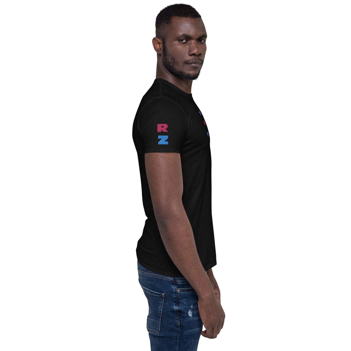 Camiseta bordada y estampada RZ unisex