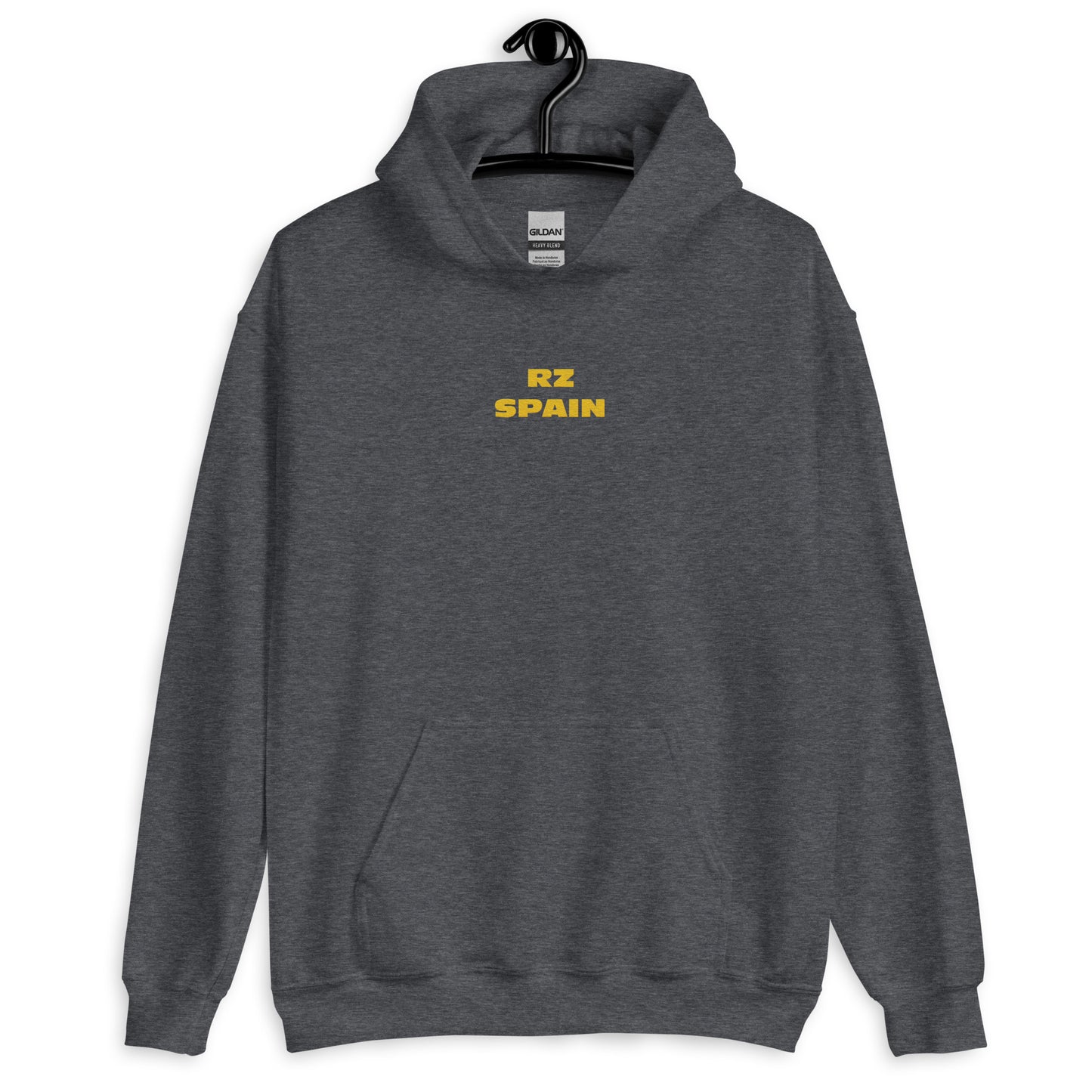 Sudadera bordada y estampada RZ SPAIN con capucha unisex