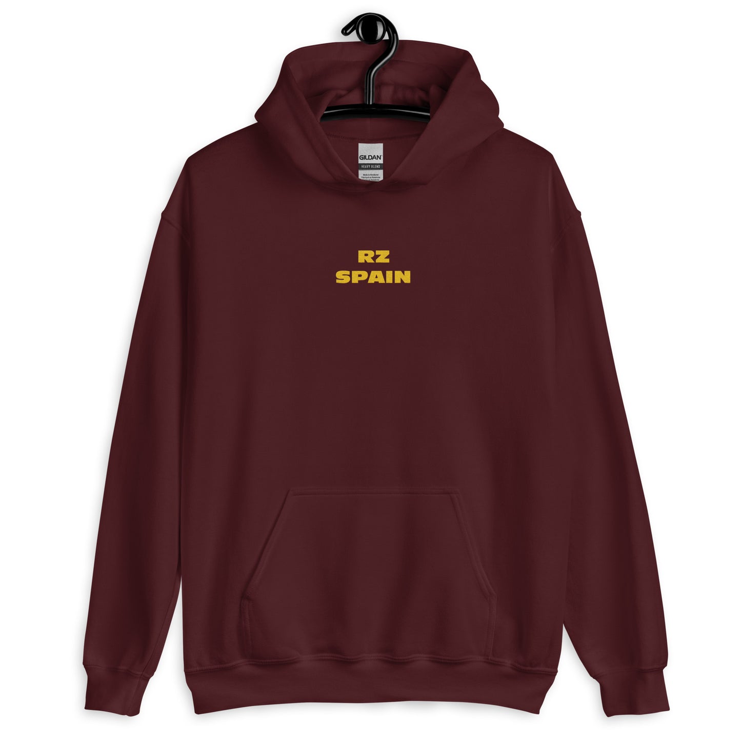 Sudadera bordada y estampada RZ SPAIN con capucha unisex