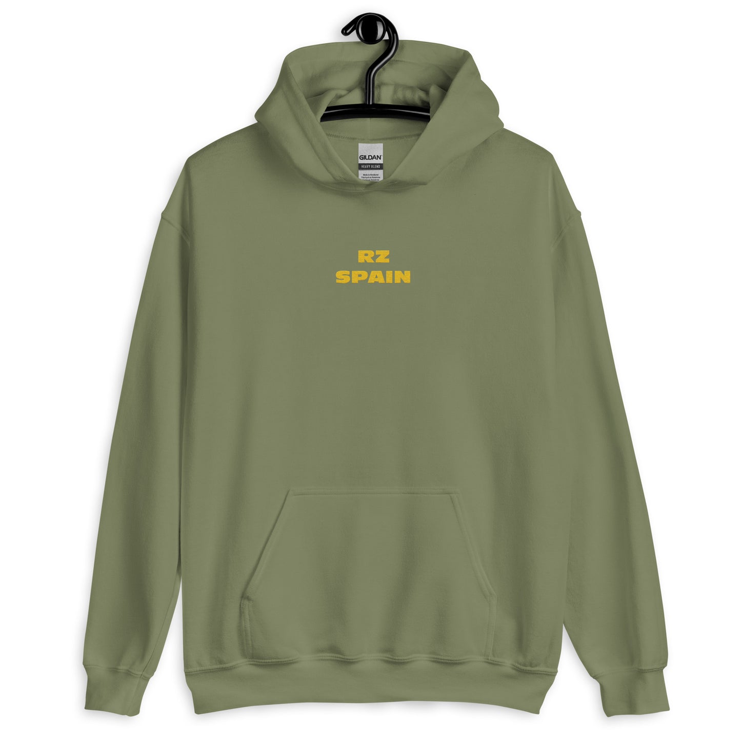 Sudadera bordada y estampada RZ SPAIN con capucha unisex